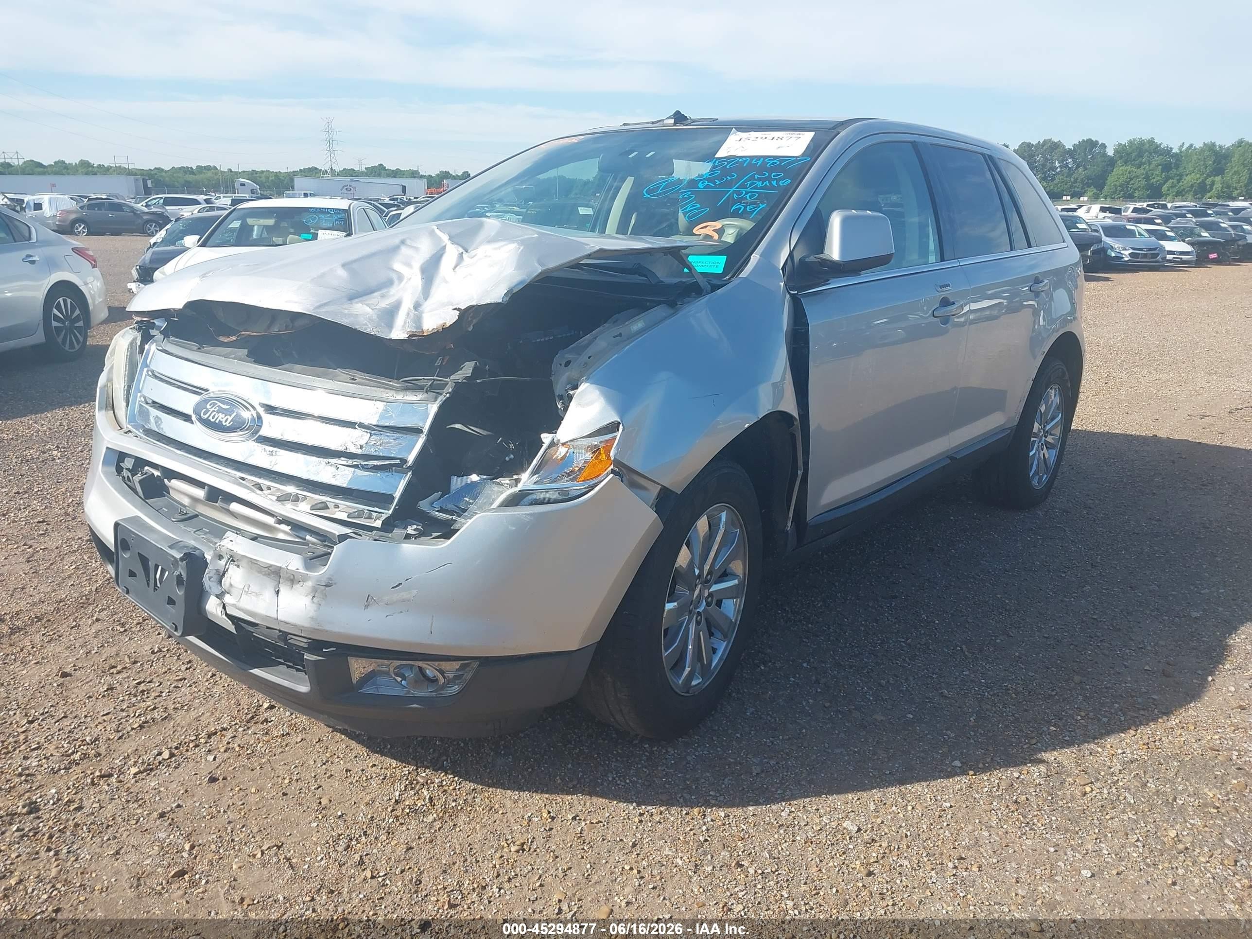 2009 Ford Edge Limited Silver vin: 2FMDK39C09BA81342