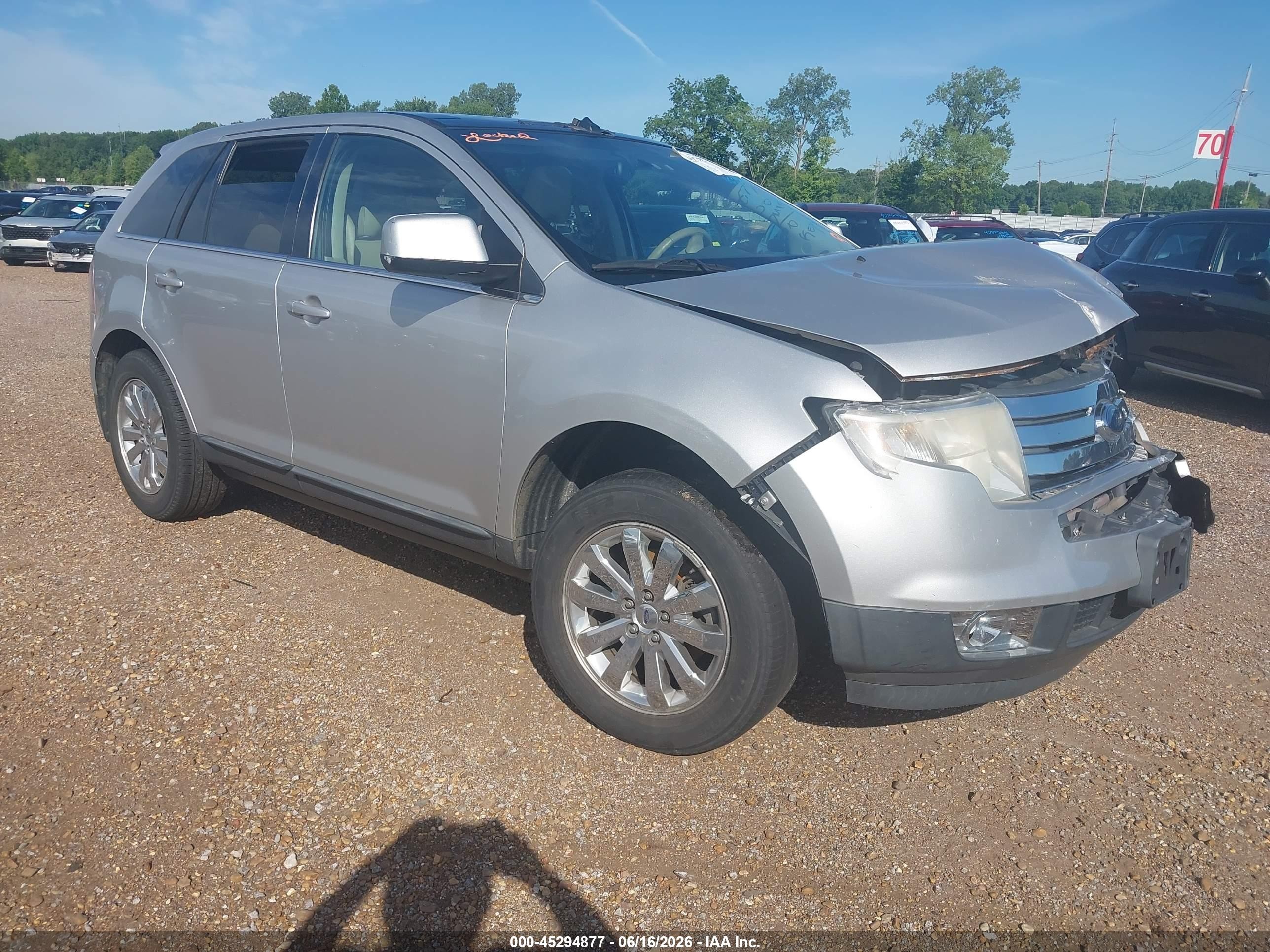 2009 Ford Edge Limited Silver vin: 2FMDK39C09BA81342