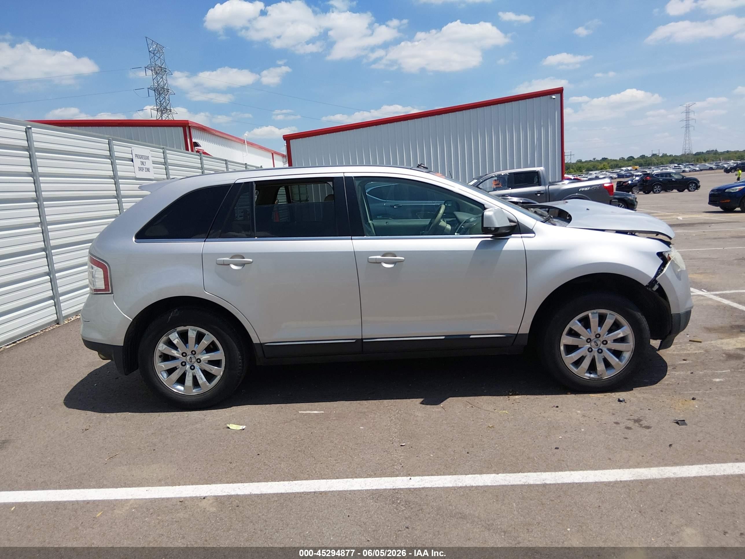 2009 Ford Edge Limited Silver vin: 2FMDK39C09BA81342