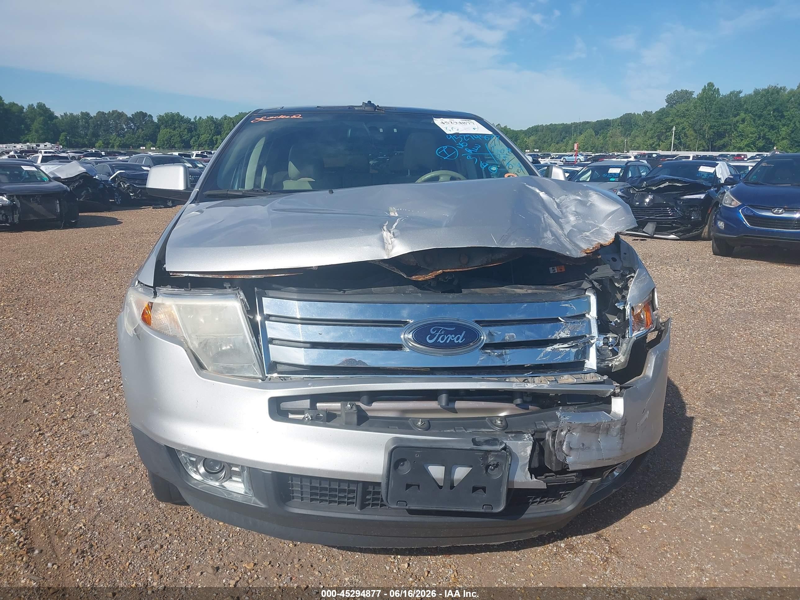 2009 Ford Edge Limited Silver vin: 2FMDK39C09BA81342