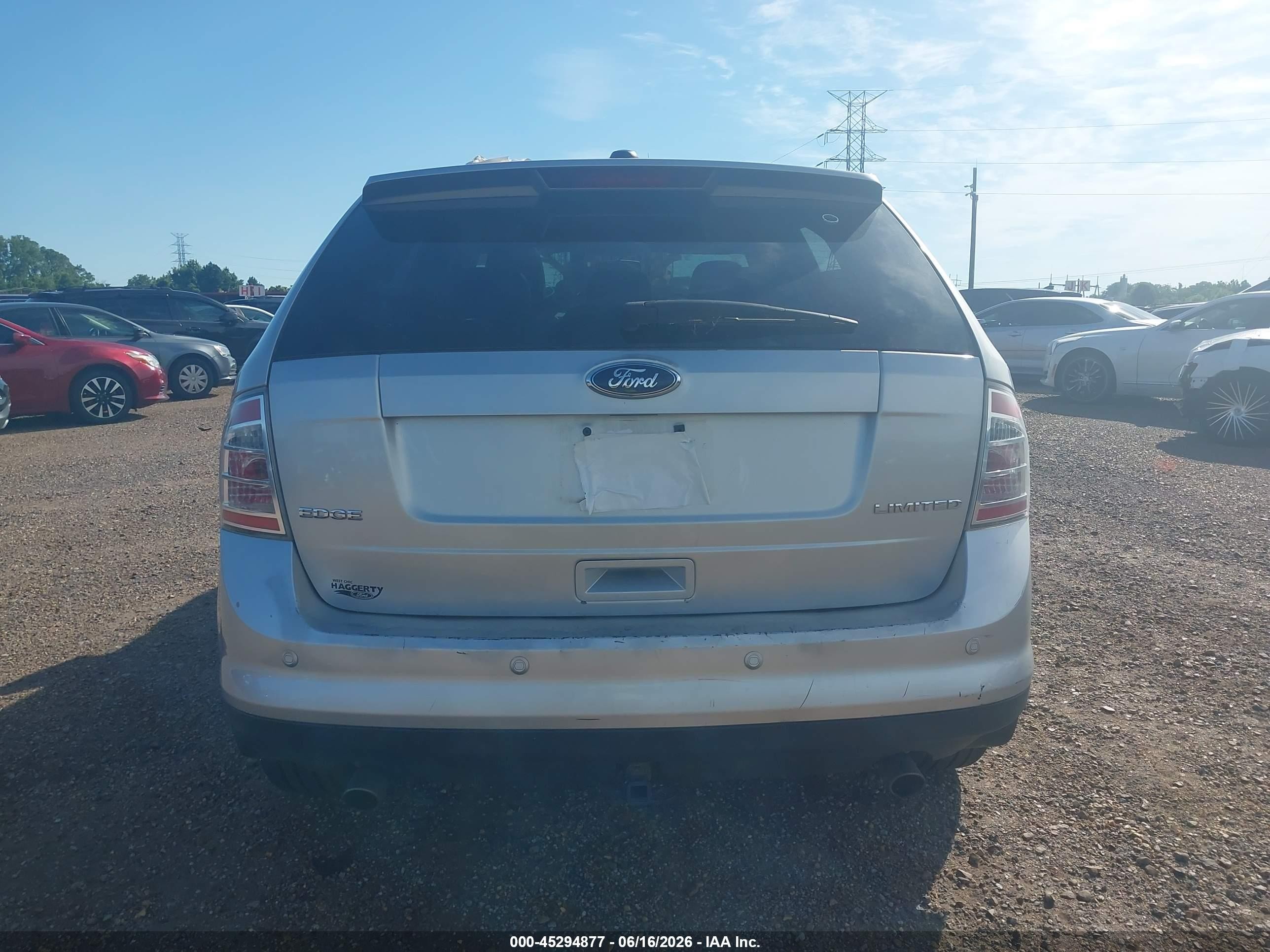 2009 Ford Edge Limited Silver vin: 2FMDK39C09BA81342