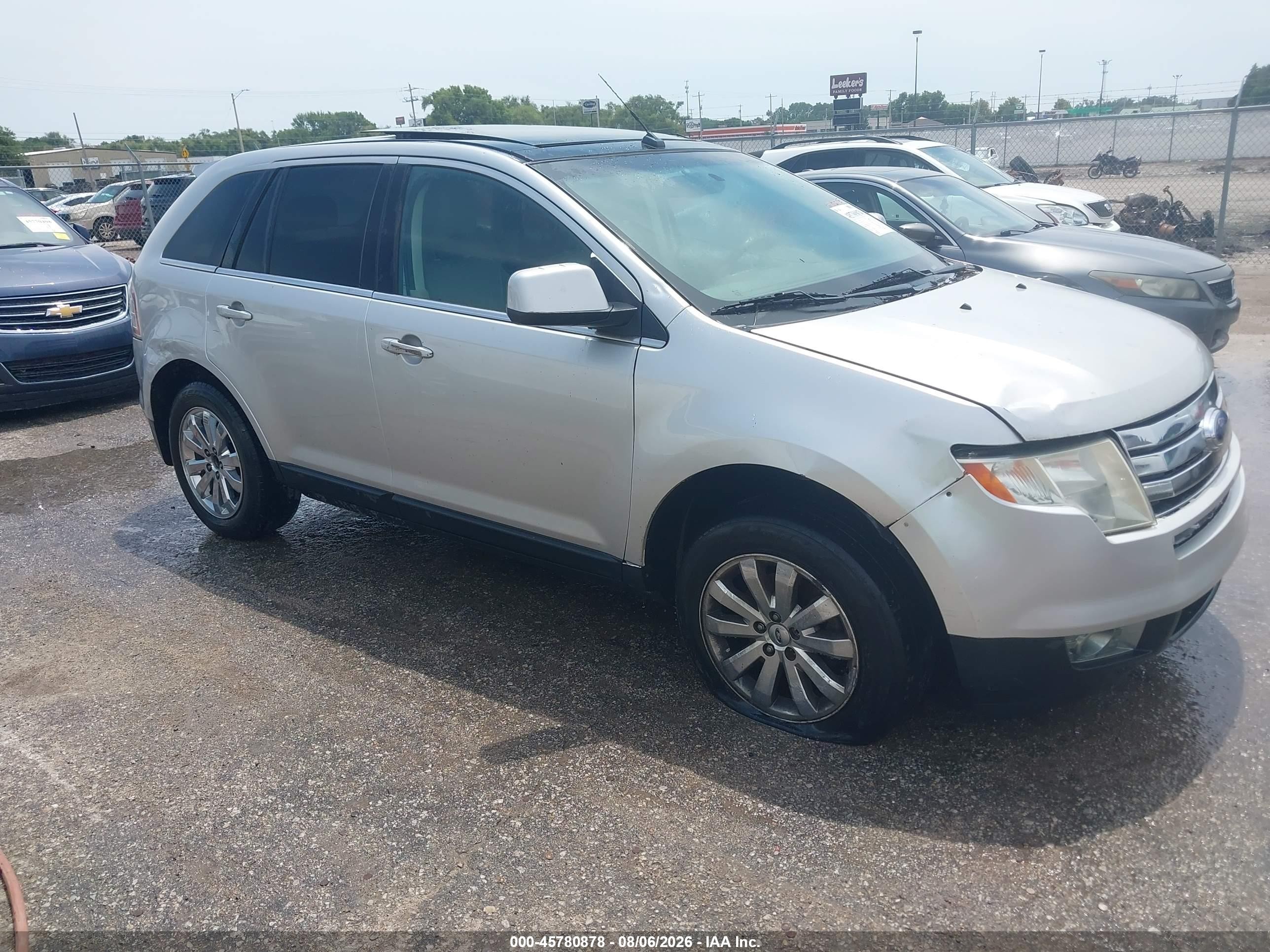 2009 Ford Edge Limited Серебряный vin: 2FMDK39C09BA85178