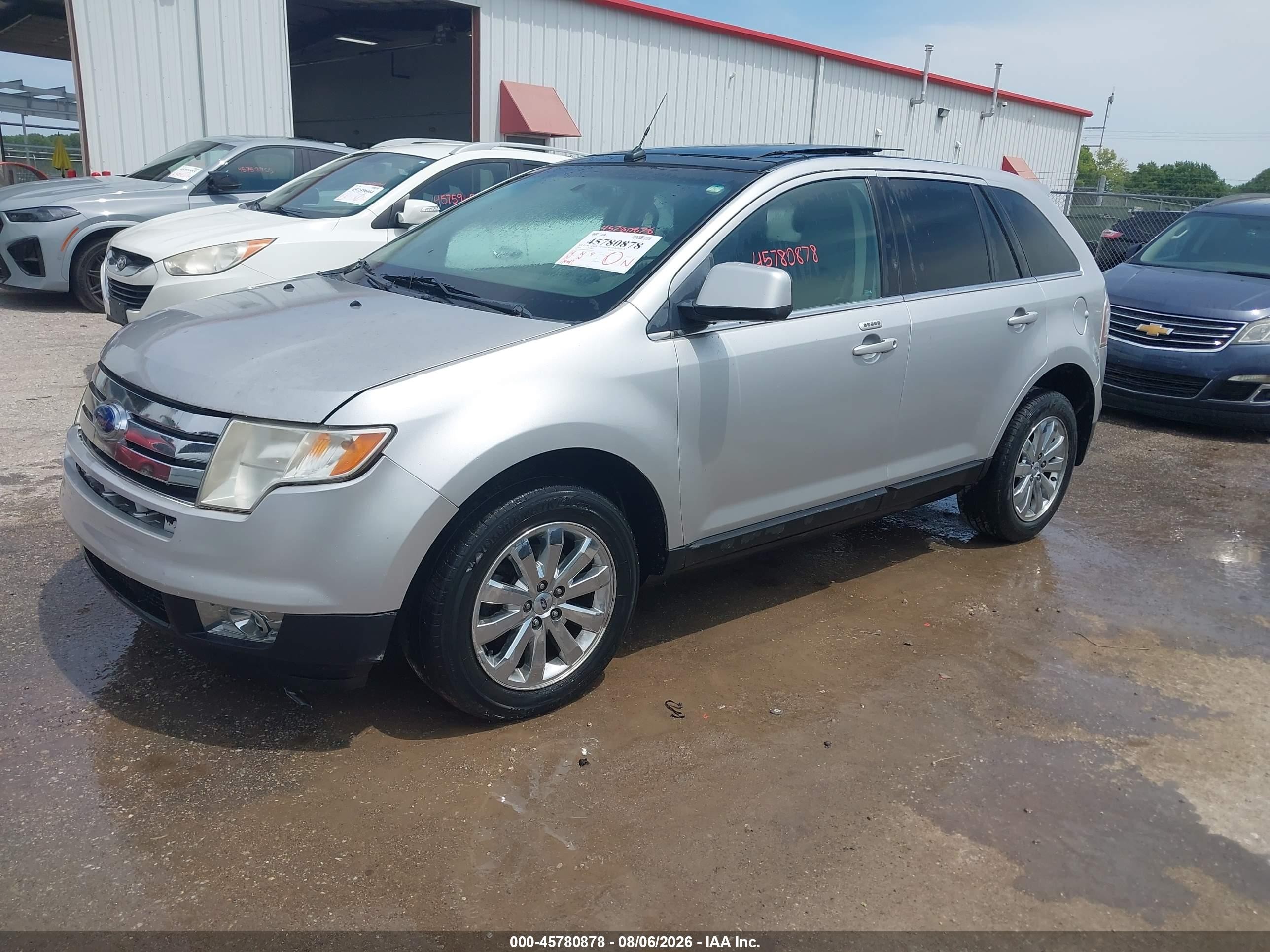 2009 Ford Edge Limited Silver vin: 2FMDK39C09BA85178