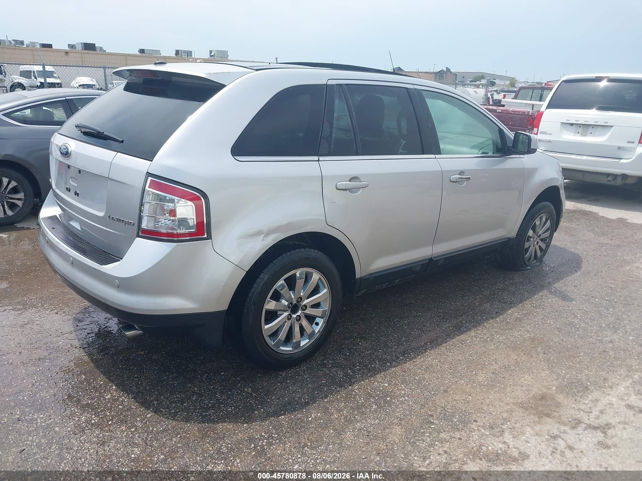 2009 Ford Edge Limited Silver vin: 2FMDK39C09BA85178