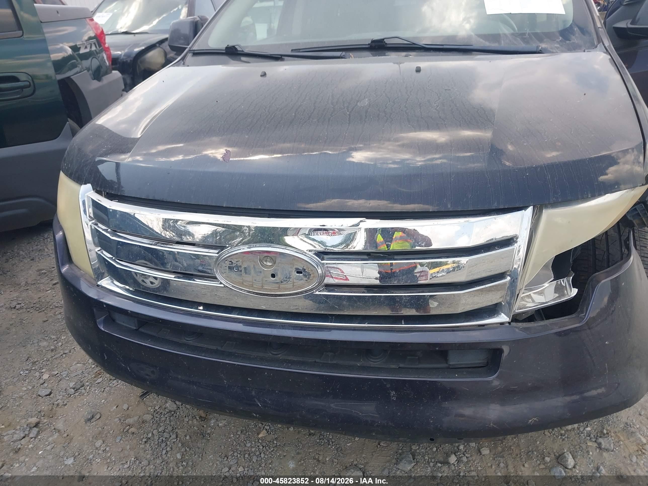 2007 Ford Edge Sel Plus Black vin: 2FMDK39C17BA21342