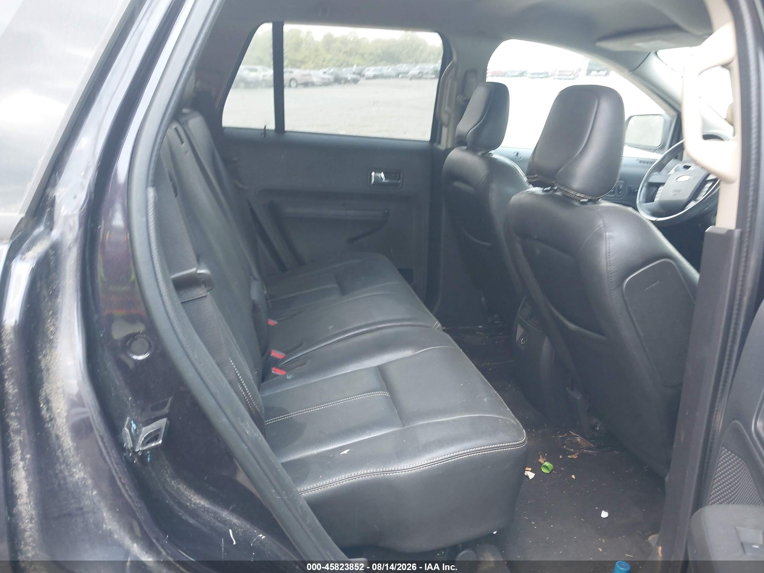 2007 Ford Edge Sel Plus Black vin: 2FMDK39C17BA21342