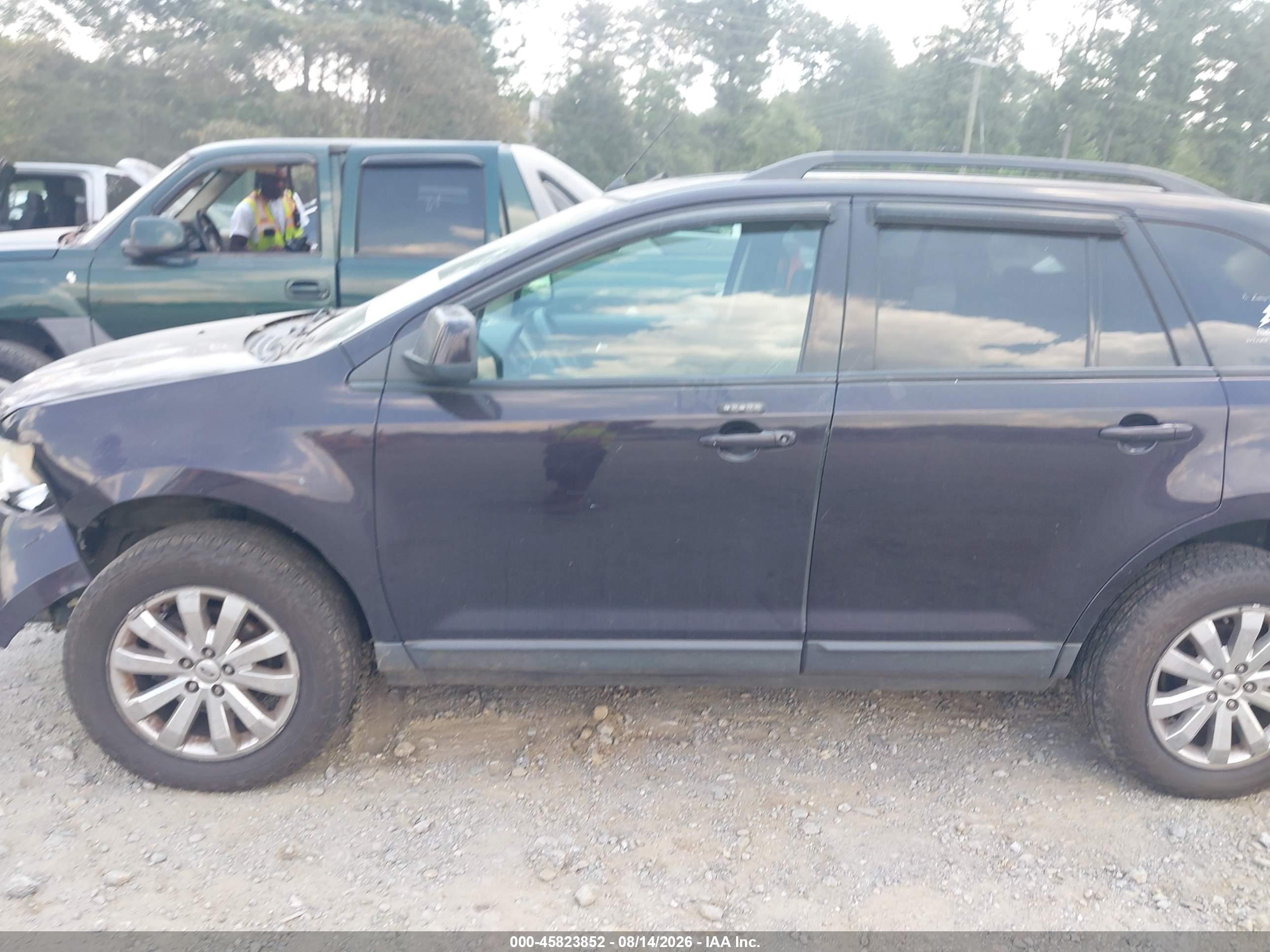 2007 Ford Edge Sel Plus Black vin: 2FMDK39C17BA21342