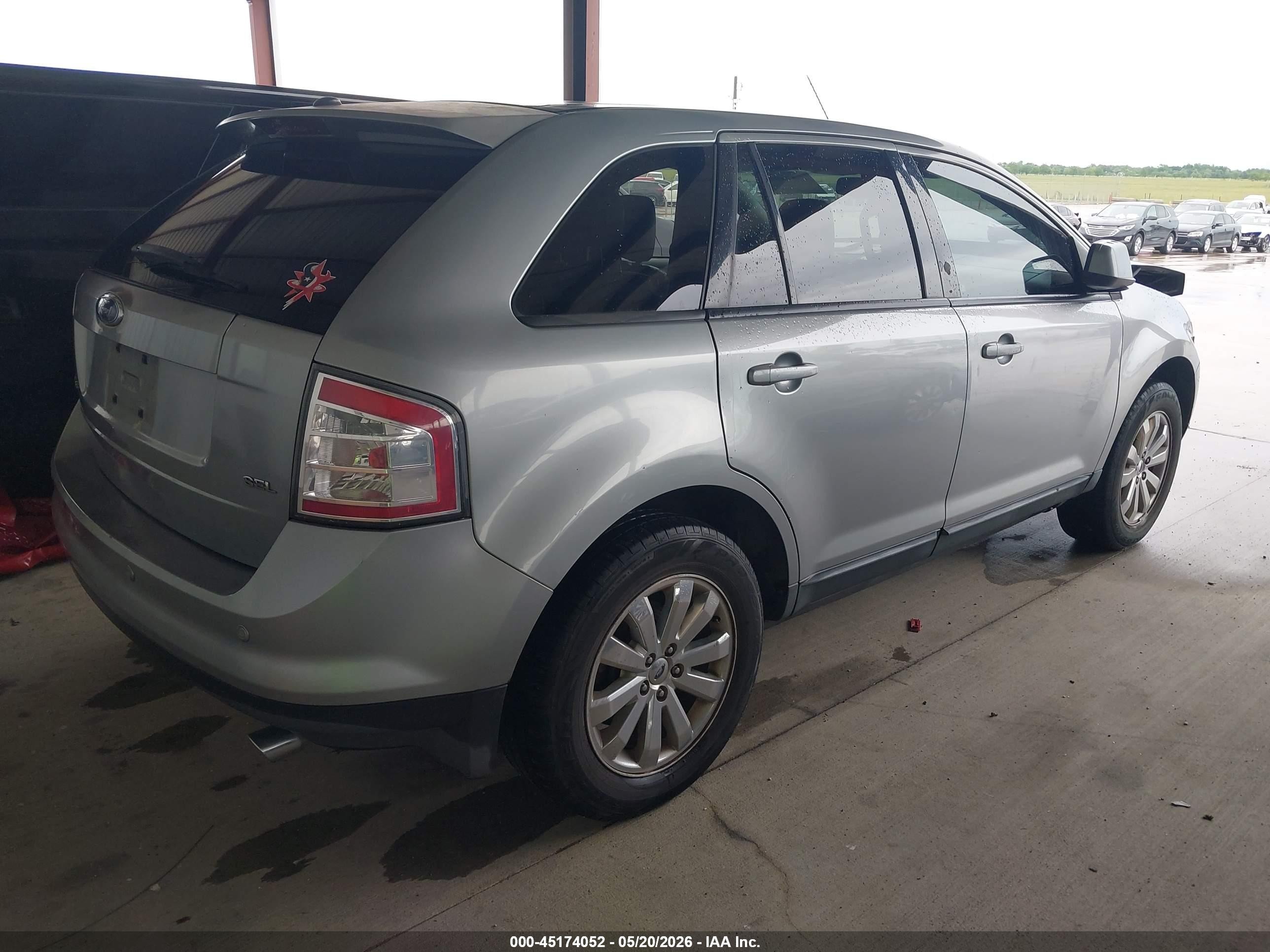 2007 Ford Edge Sel Plus Серебряный vin: 2FMDK39C17BB28195