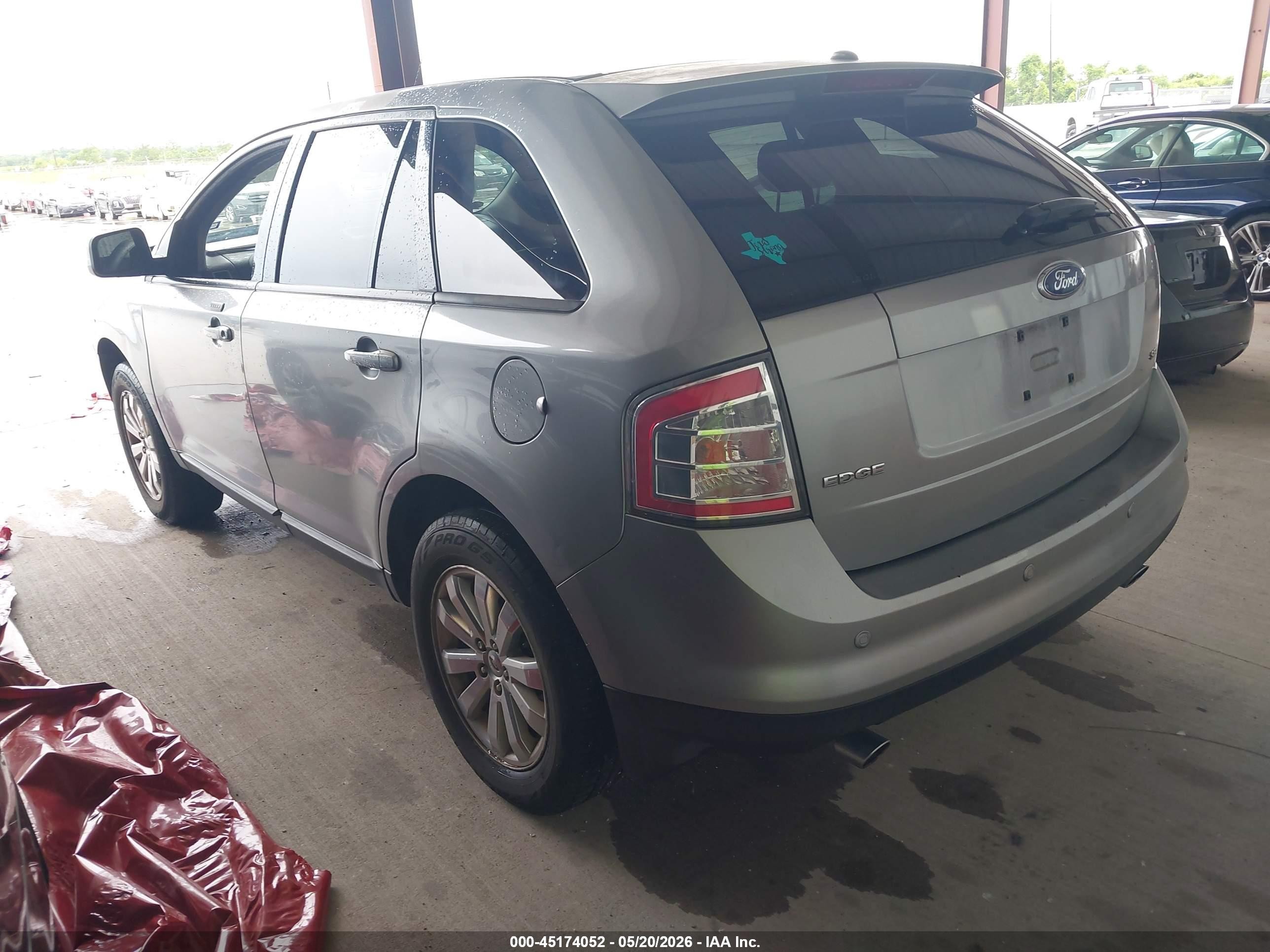 2007 Ford Edge Sel Plus Серебряный vin: 2FMDK39C17BB28195