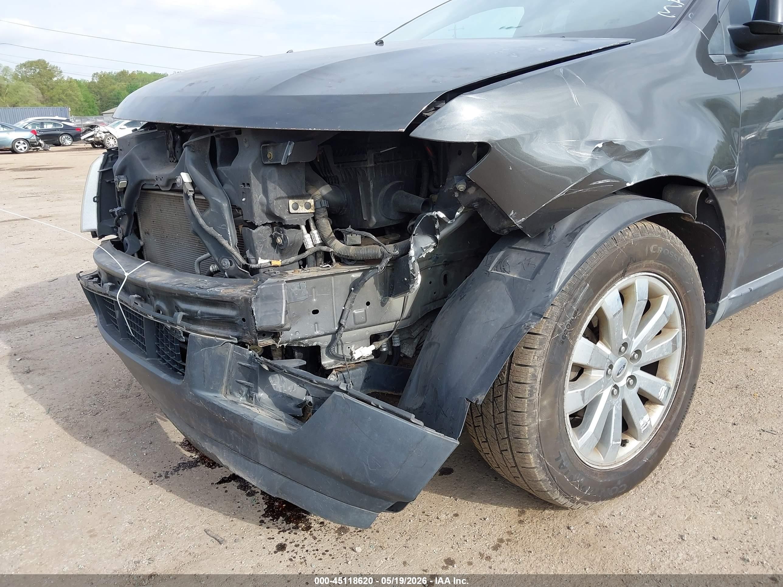 2007 Ford Edge Sel Plus Gray vin: 2FMDK39C17BB38774