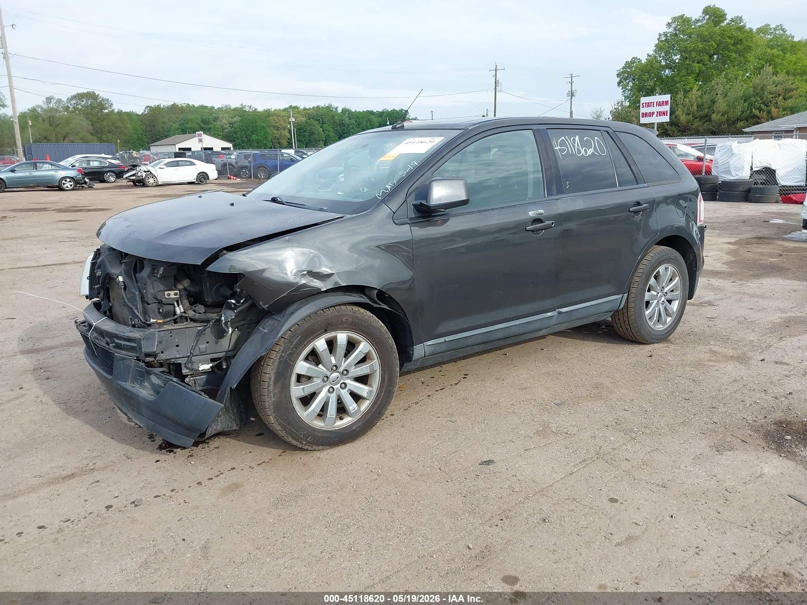 2007 Ford Edge Sel Plus Gray vin: 2FMDK39C17BB38774