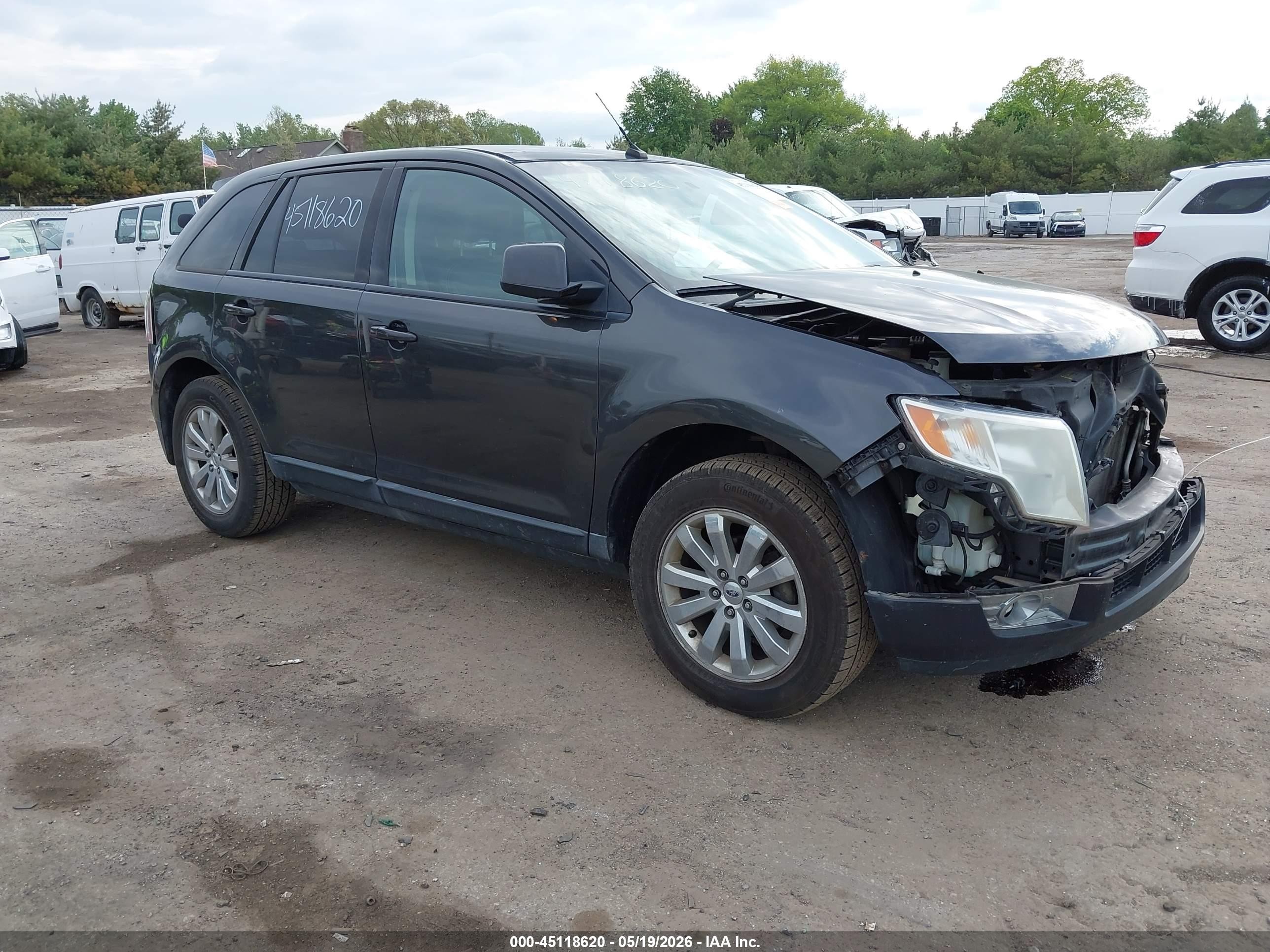2007 Ford Edge Sel Plus Gray vin: 2FMDK39C17BB38774