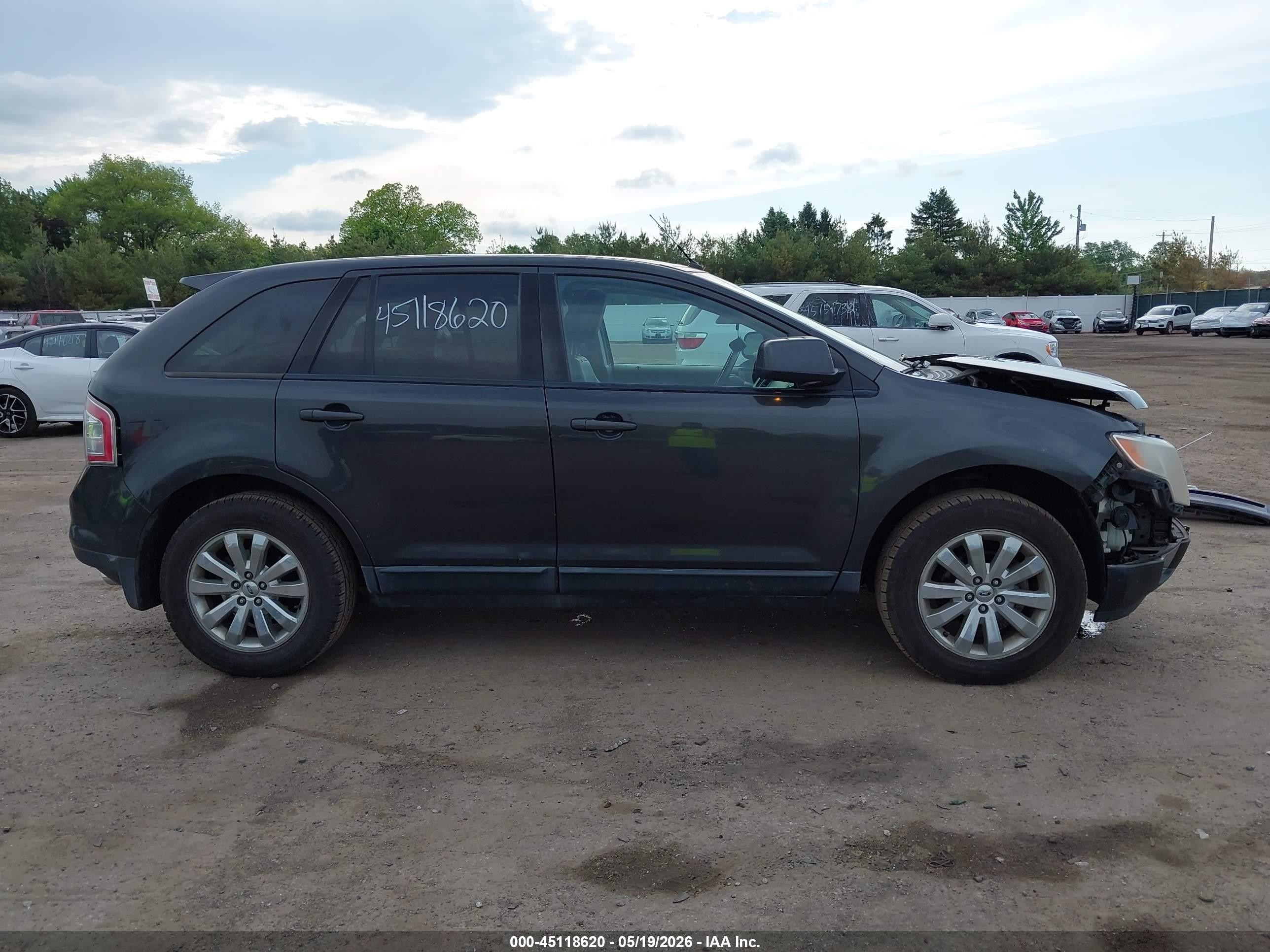 2007 Ford Edge Sel Plus Gray vin: 2FMDK39C17BB38774