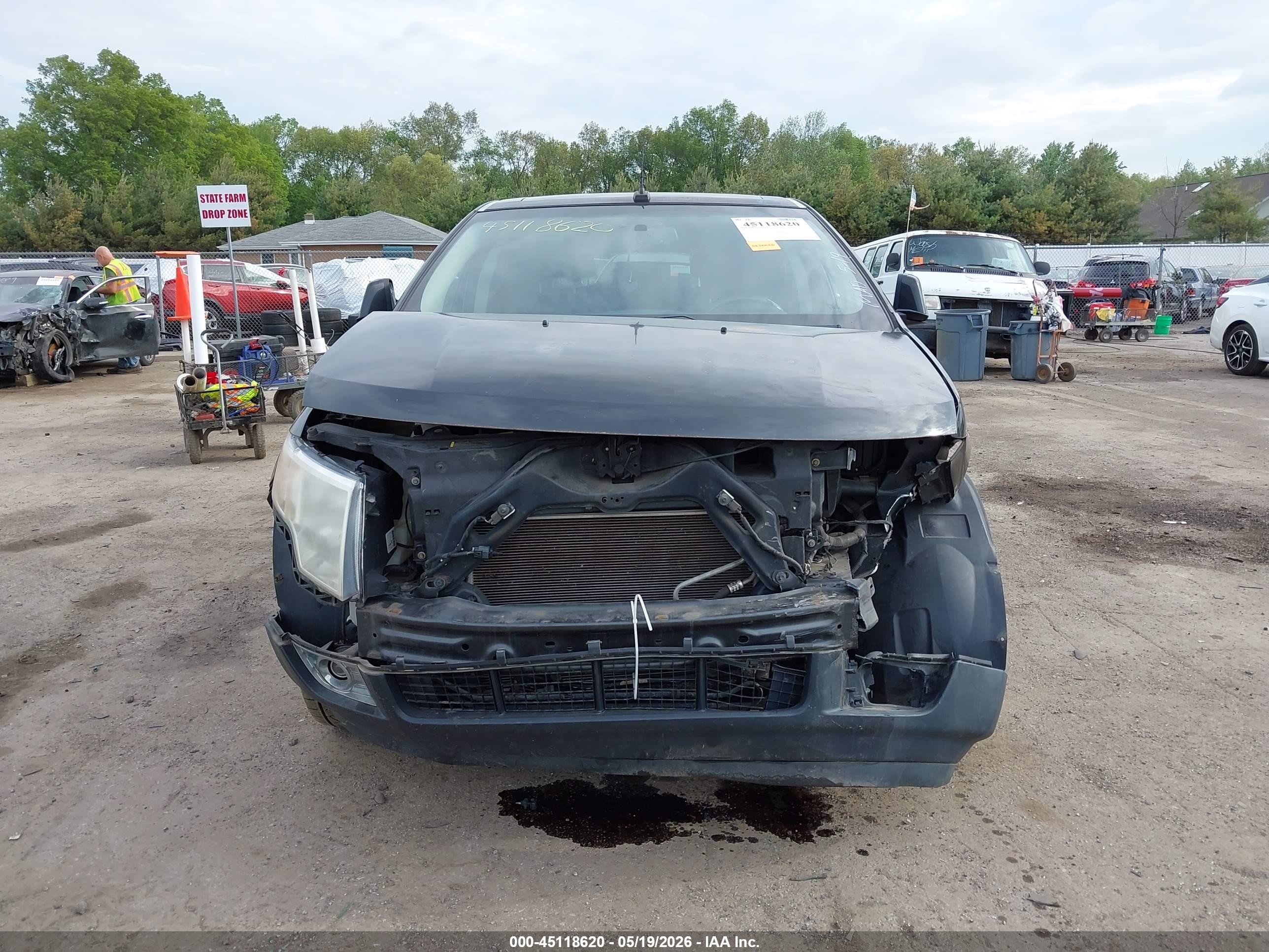 2007 Ford Edge Sel Plus Gray vin: 2FMDK39C17BB38774