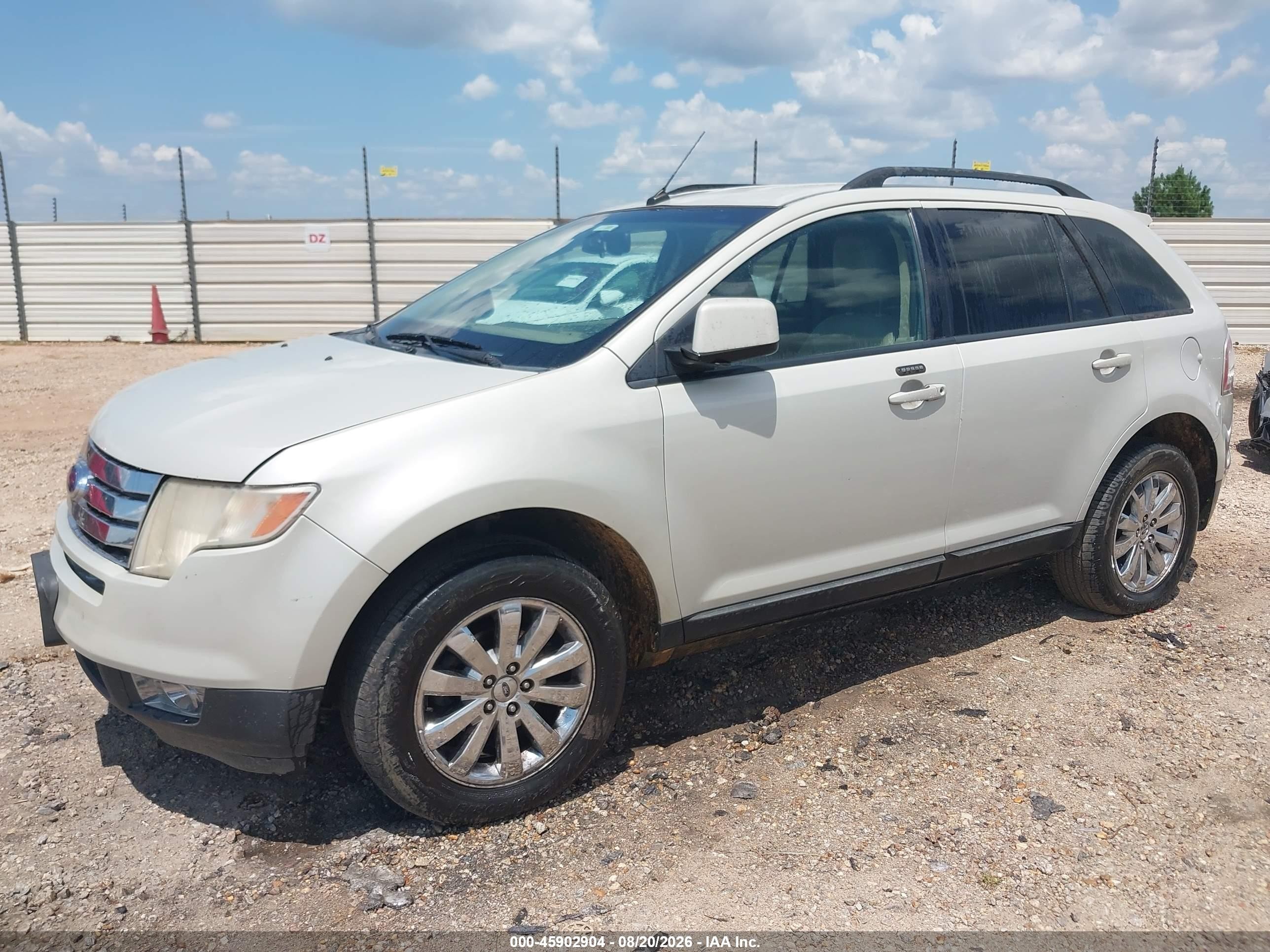 2007 Ford Edge Sel Plus Желто-коричневый vin: 2FMDK39C17BB51413