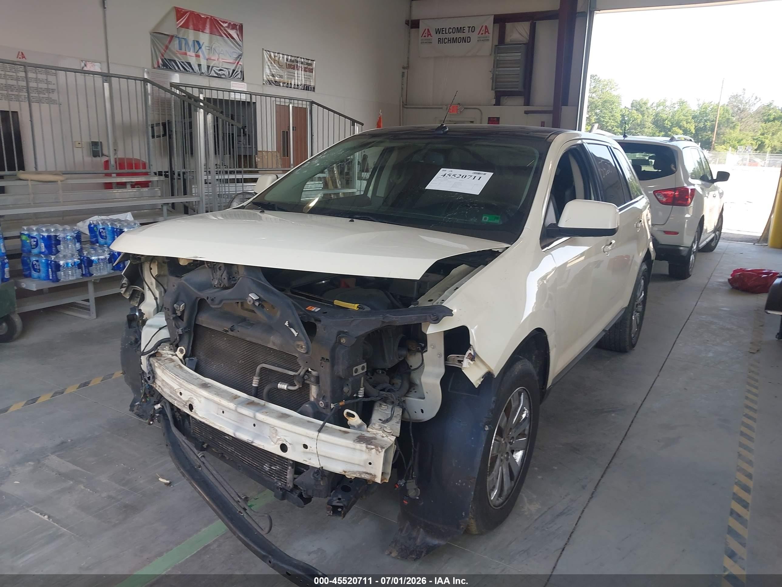2008 Ford Edge Limited White vin: 2FMDK39C18BA32973