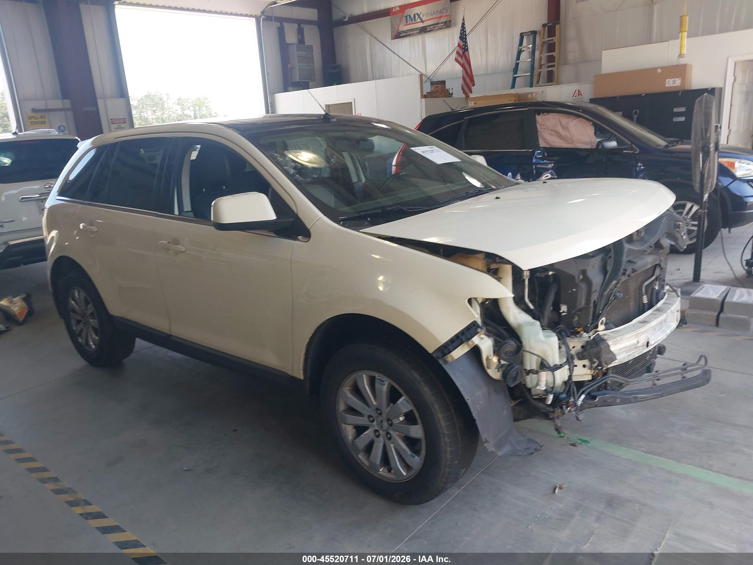 2008 Ford Edge Limited White vin: 2FMDK39C18BA32973