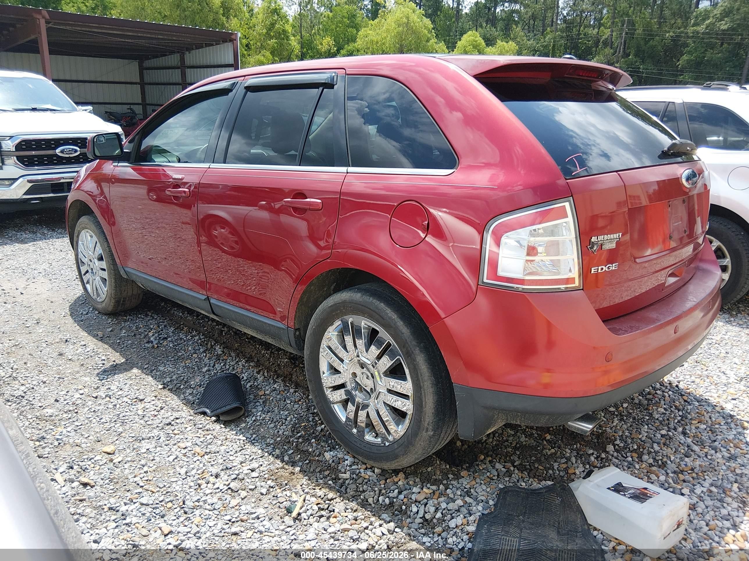 2008 Ford Edge Limited Burgundy vin: 2FMDK39C18BA83454