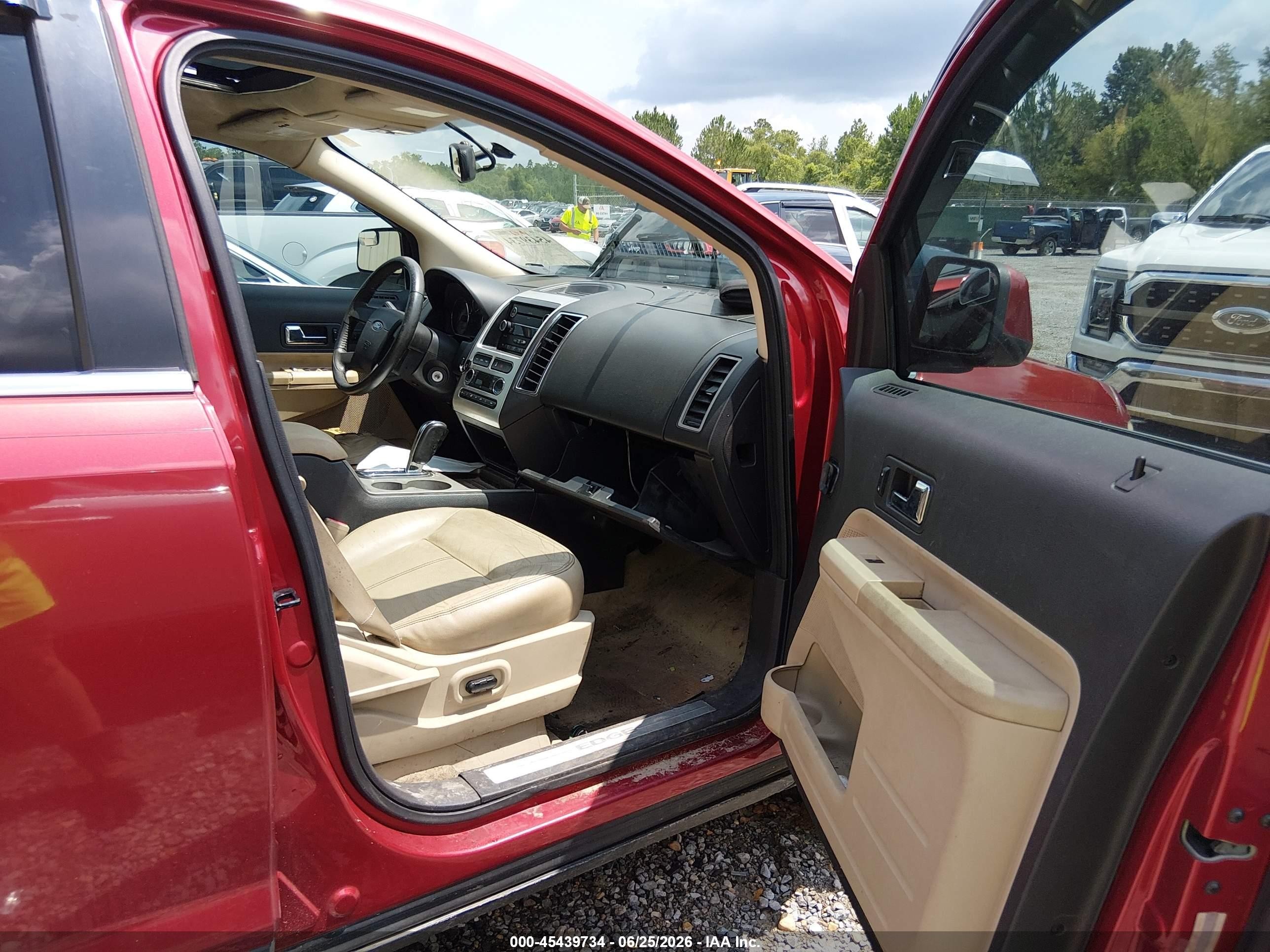 2008 Ford Edge Limited Burgundy vin: 2FMDK39C18BA83454