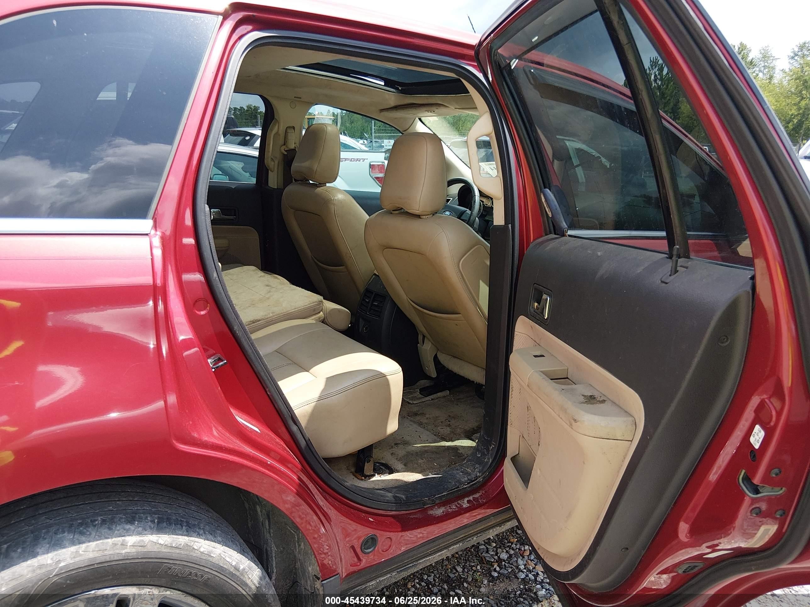 2008 Ford Edge Limited Burgundy vin: 2FMDK39C18BA83454