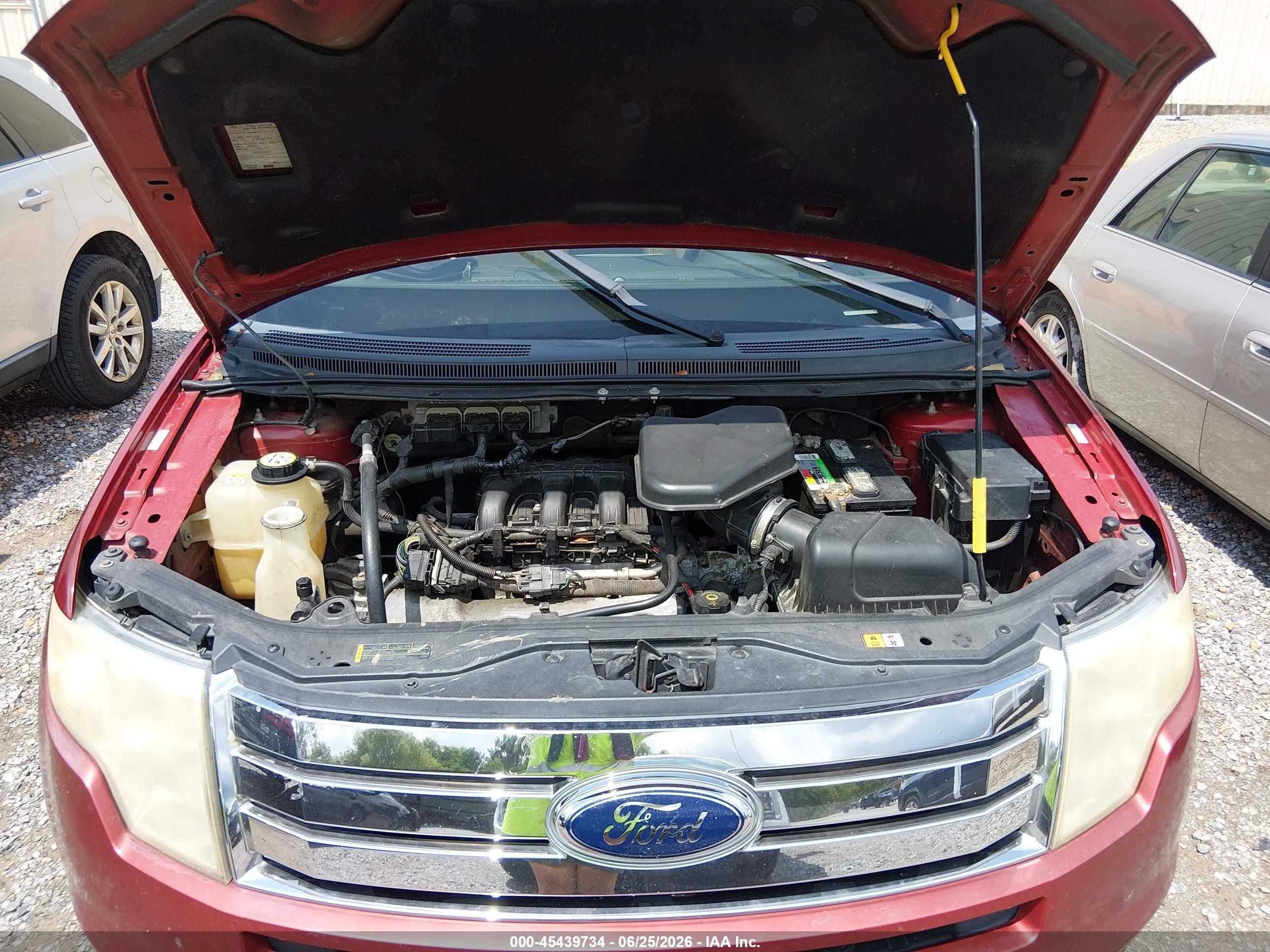 2008 Ford Edge Limited Burgundy vin: 2FMDK39C18BA83454