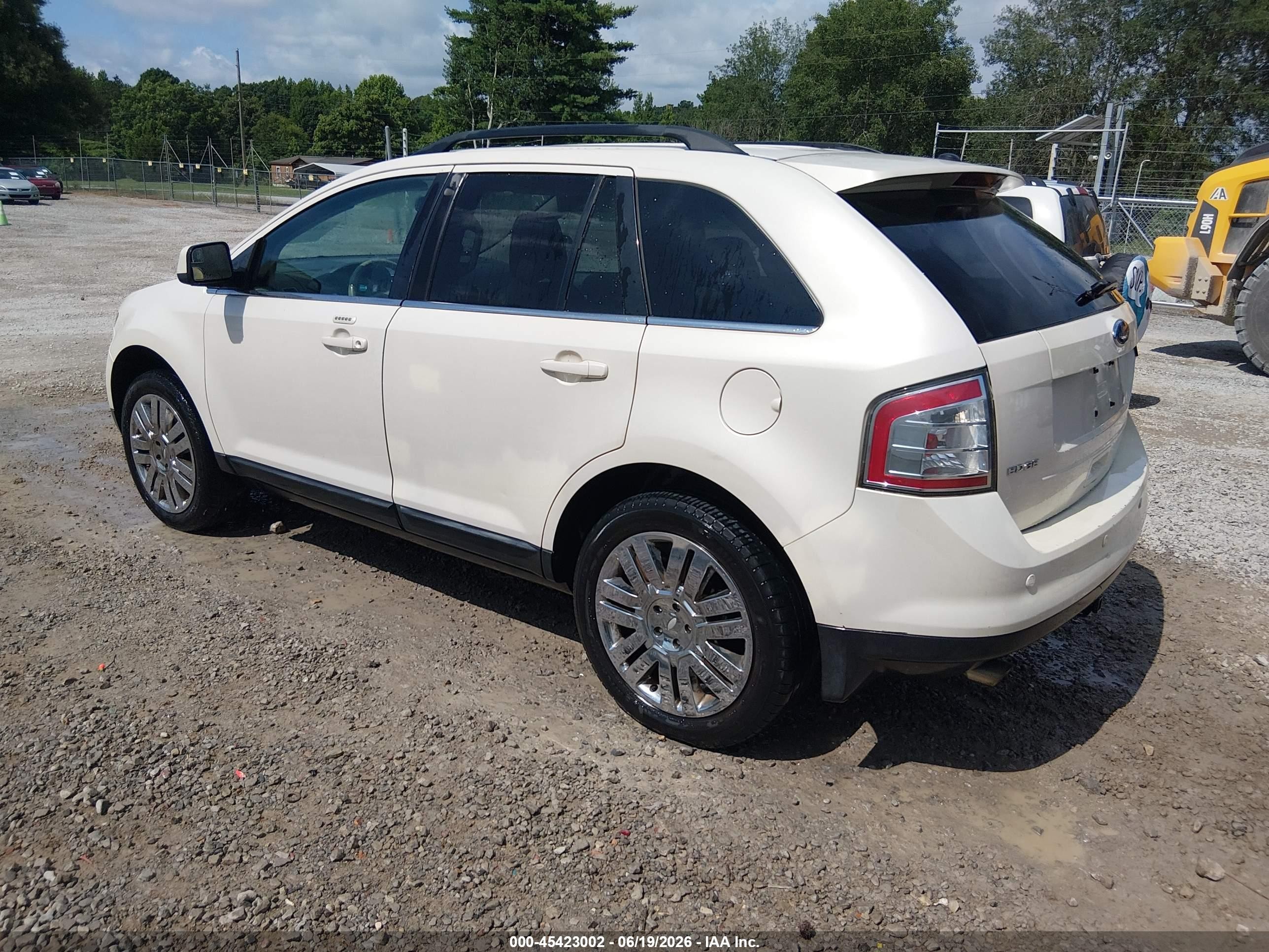 2008 Ford Edge Limited White vin: 2FMDK39C18BB09633