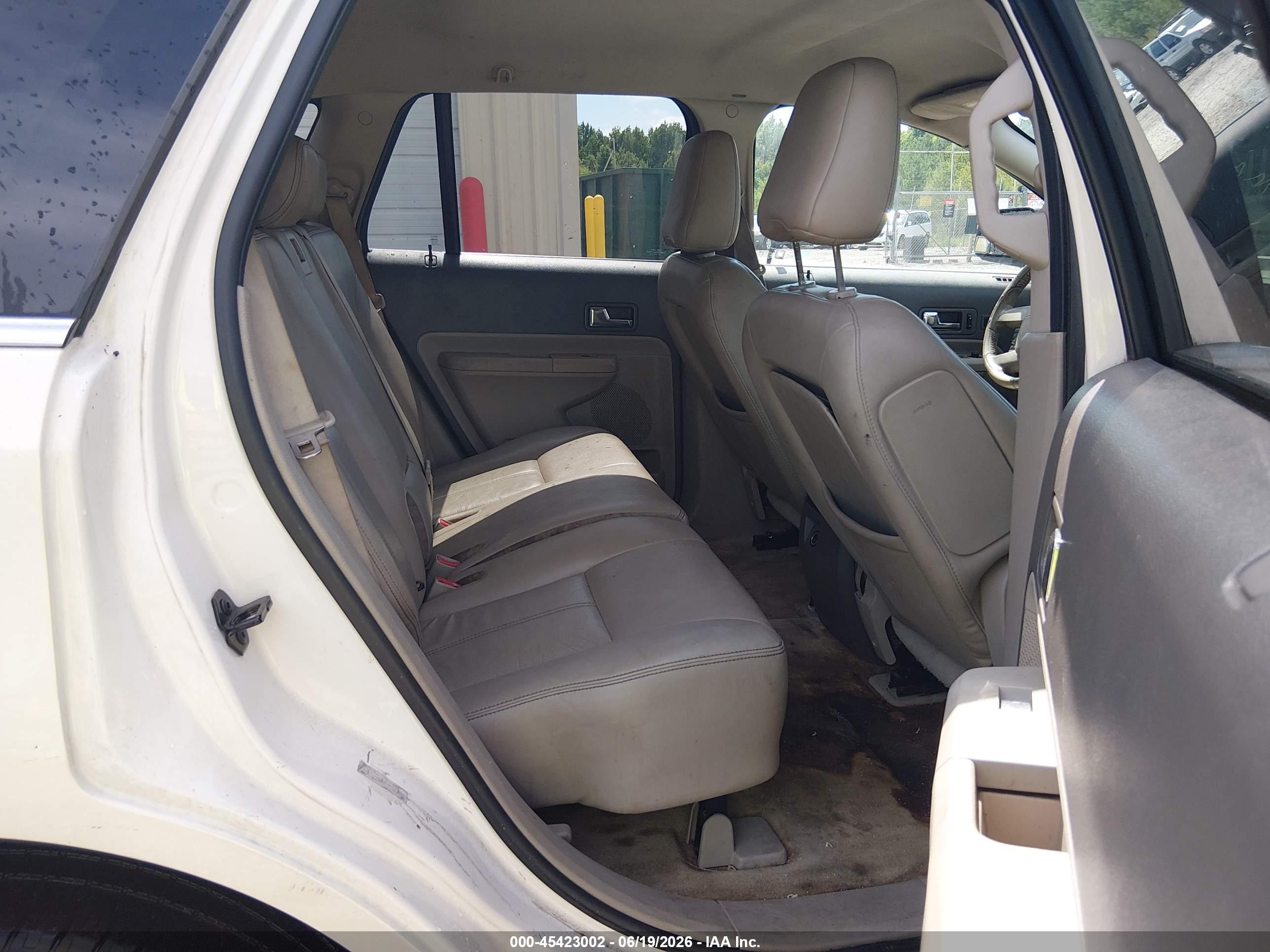 2008 Ford Edge Limited White vin: 2FMDK39C18BB09633
