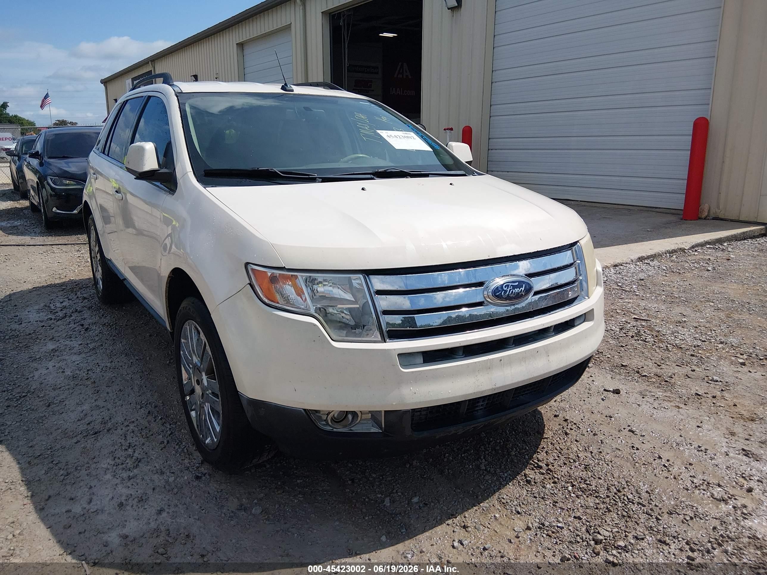 2008 Ford Edge Limited White vin: 2FMDK39C18BB09633