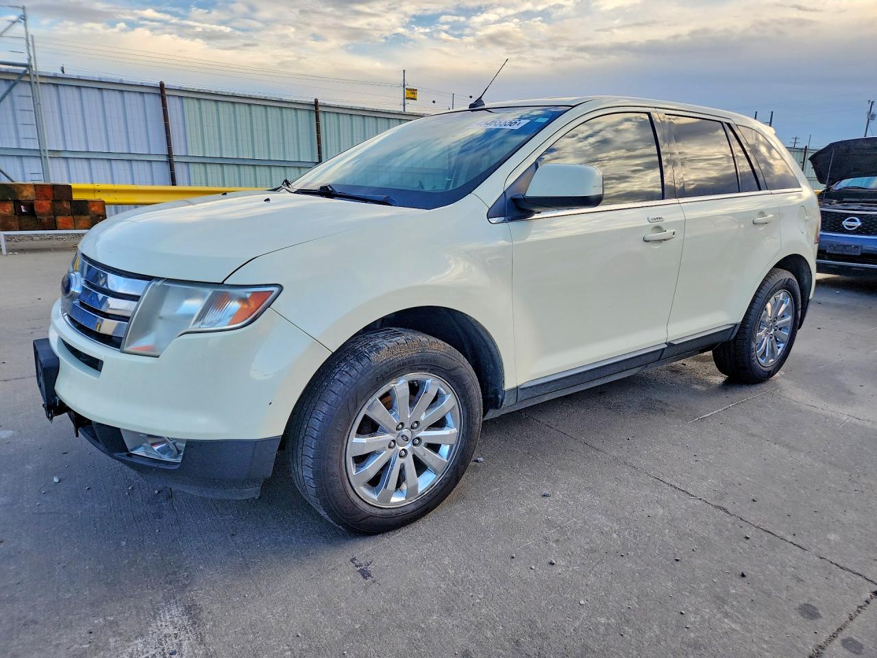 2008 Ford Edge Limited White vin: 2FMDK39C18BB12743