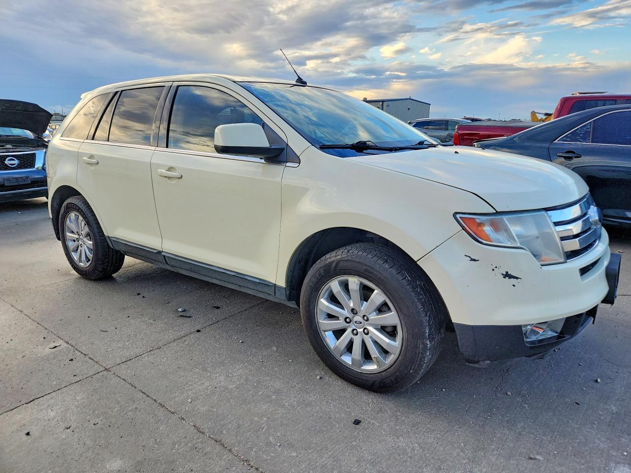 2008 Ford Edge Limited White vin: 2FMDK39C18BB12743