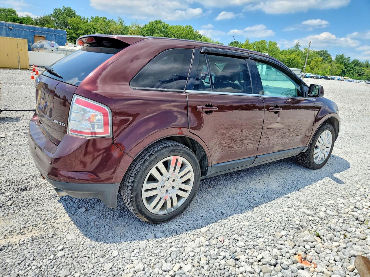 2009 Ford Edge Limited Maroon vin: 2FMDK39C19BA56546