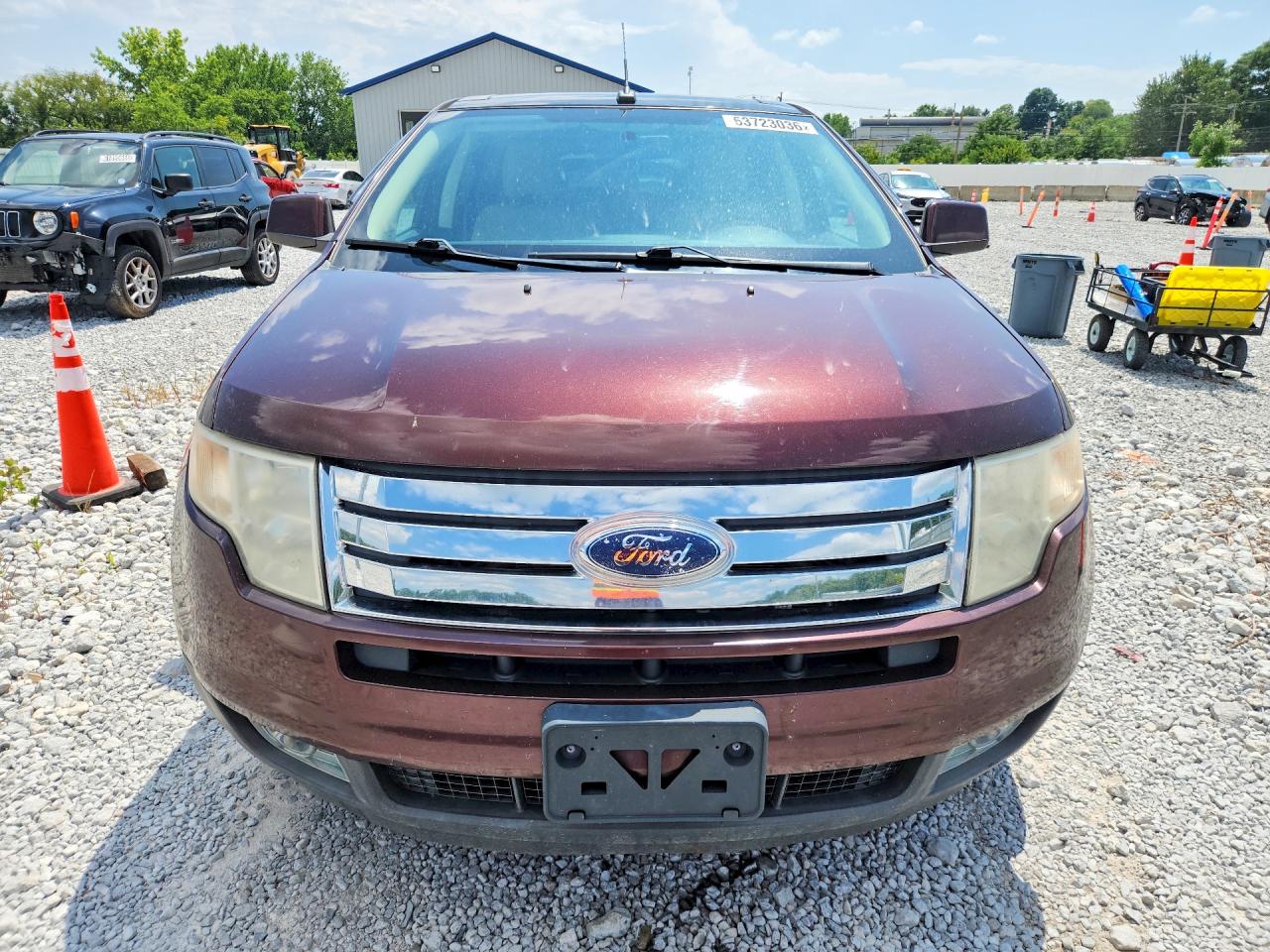 2009 Ford Edge Limited Maroon vin: 2FMDK39C19BA56546