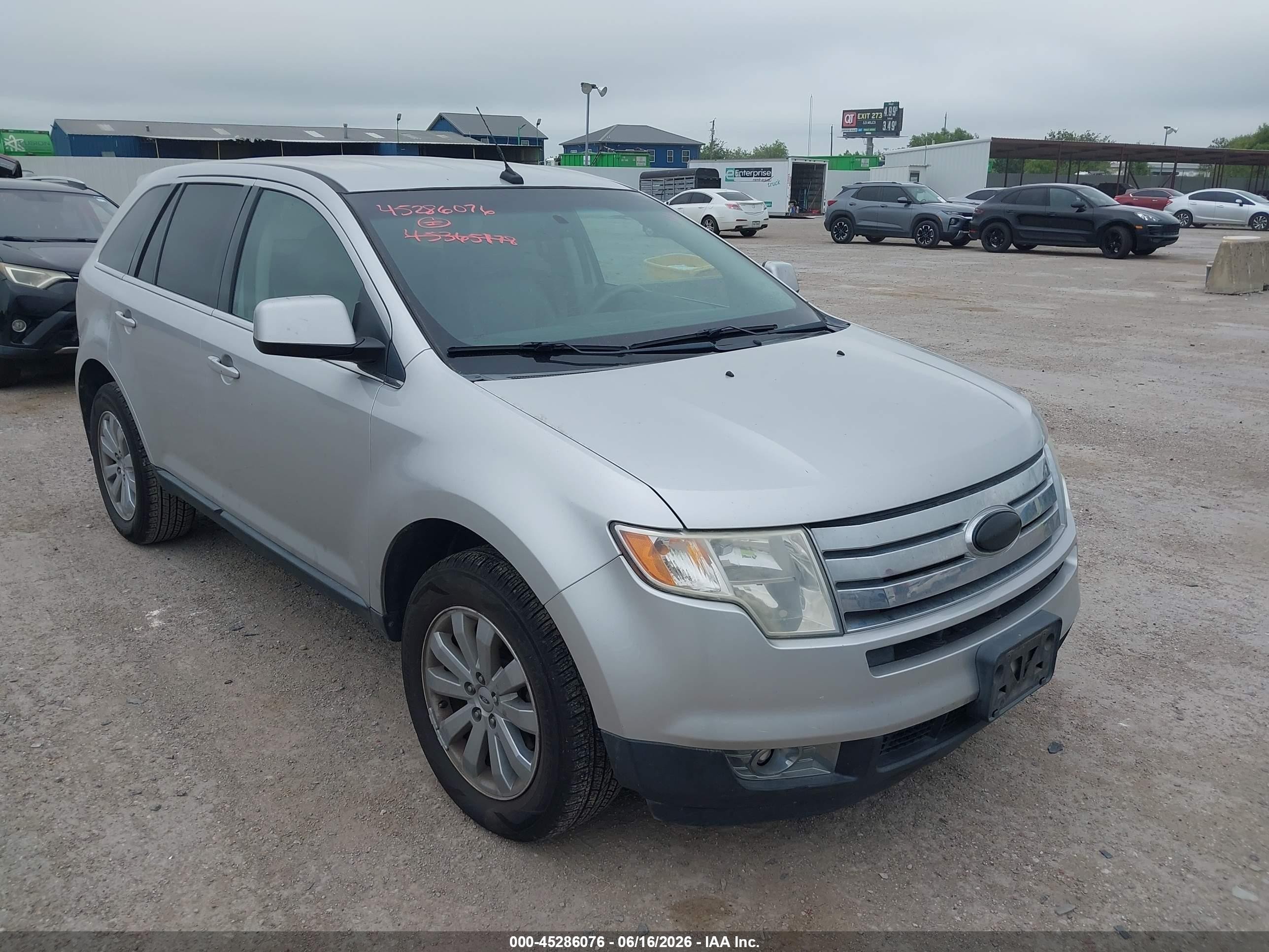 2009 Ford Edge Limited Silver vin: 2FMDK39C19BA87473