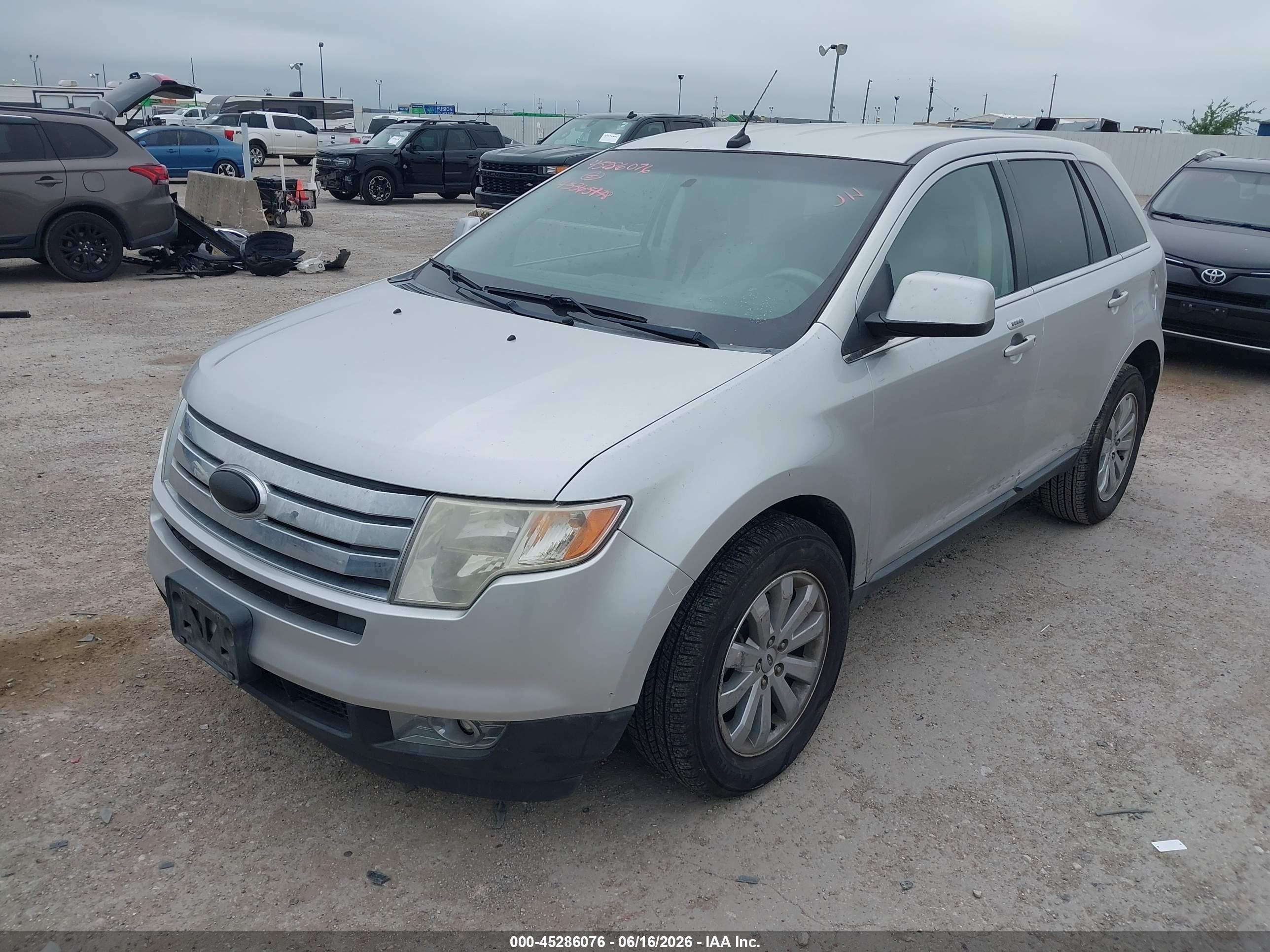 2009 Ford Edge Limited Silver vin: 2FMDK39C19BA87473