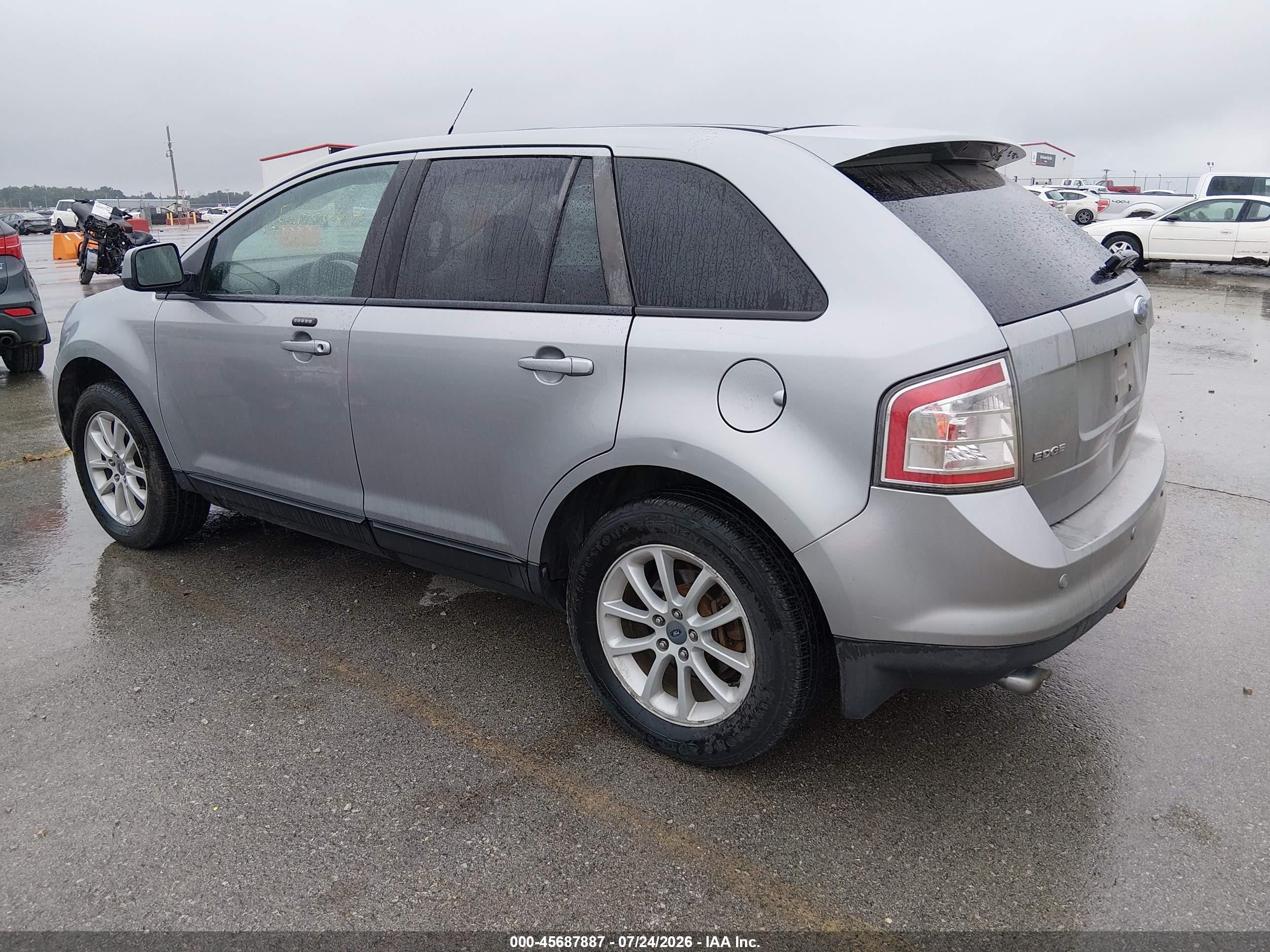2007 Ford Edge Sel Plus Gray vin: 2FMDK39C27BA70887