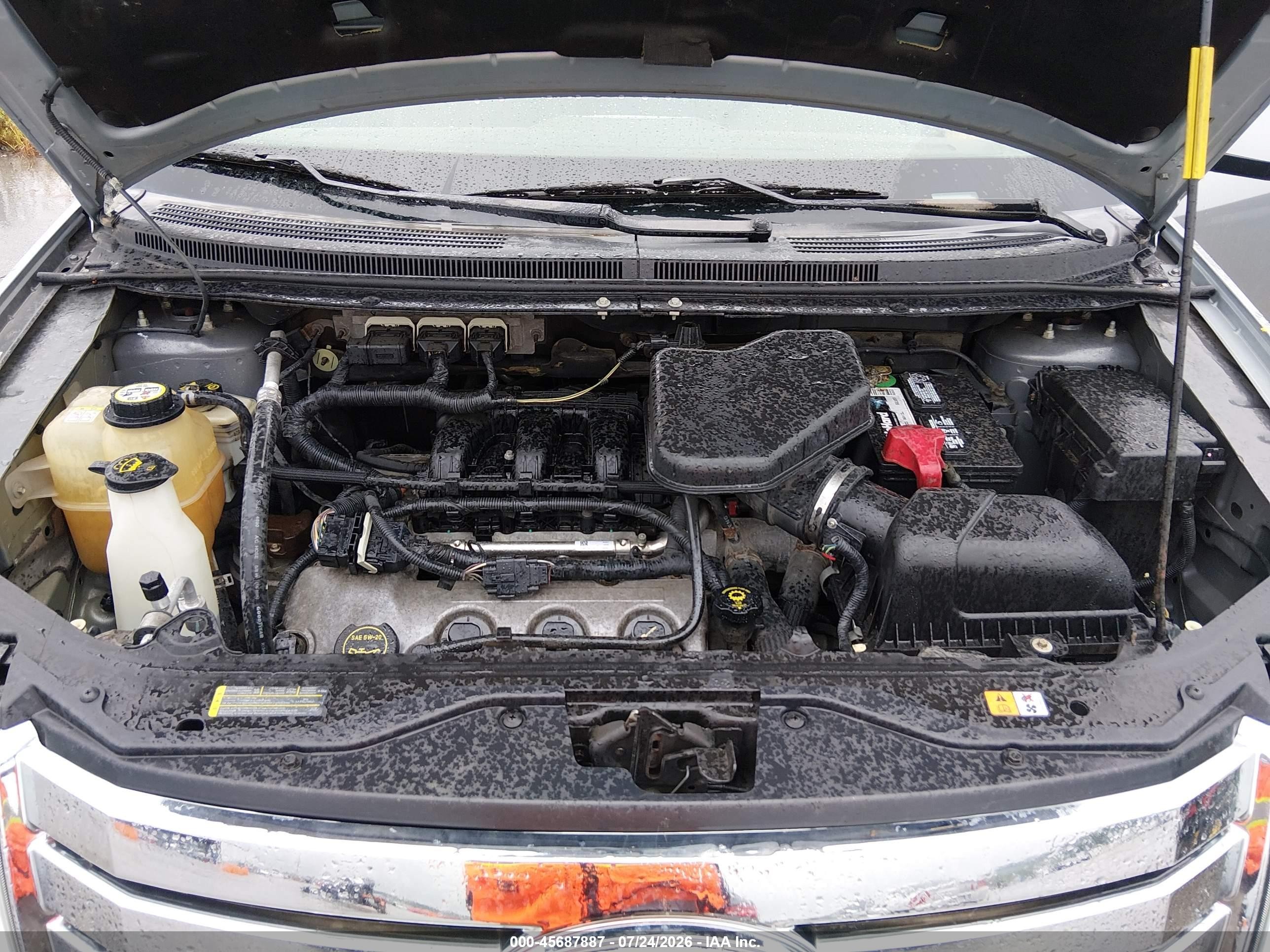 2007 Ford Edge Sel Plus Gray vin: 2FMDK39C27BA70887