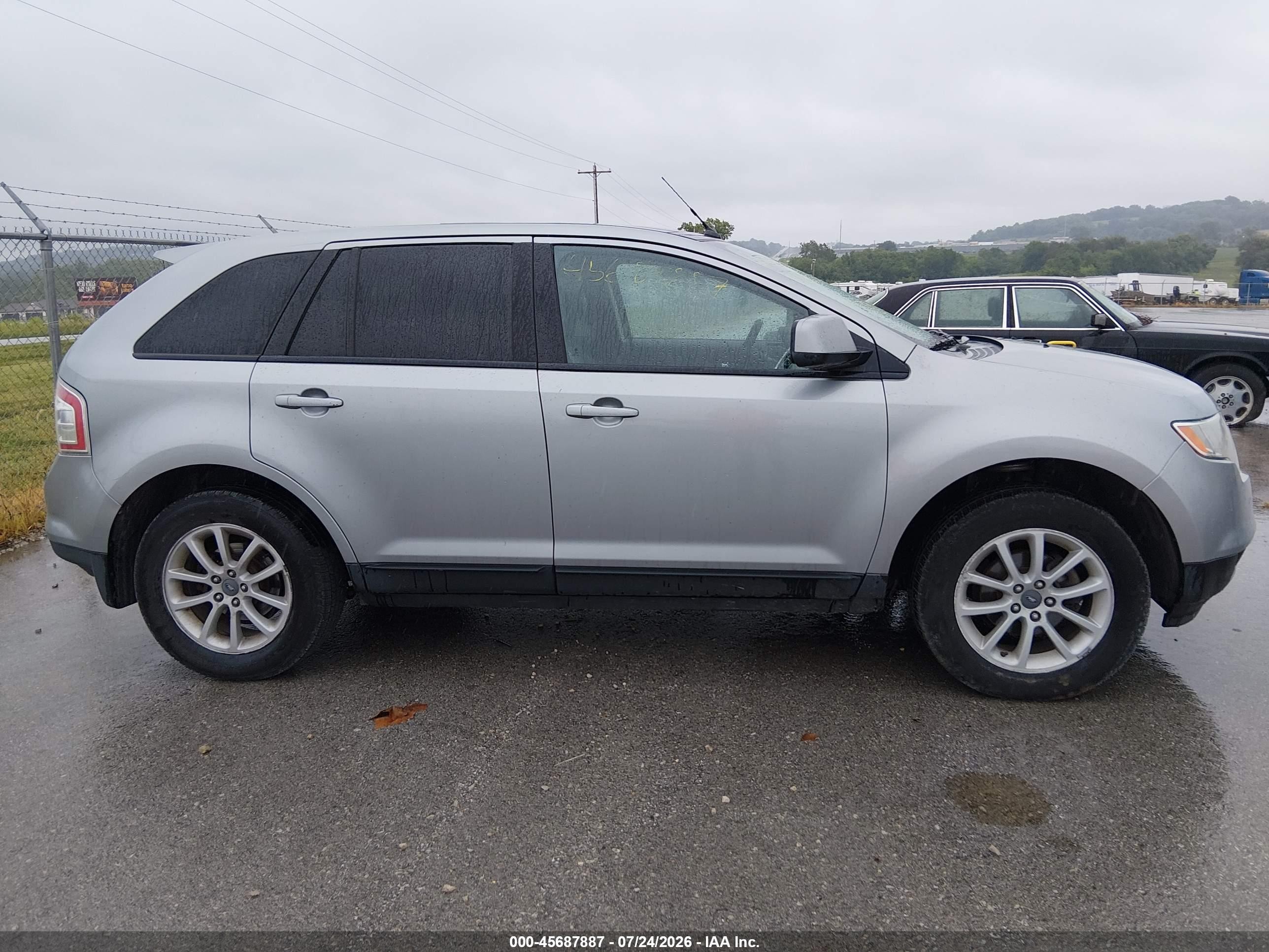 2007 Ford Edge Sel Plus Gray vin: 2FMDK39C27BA70887