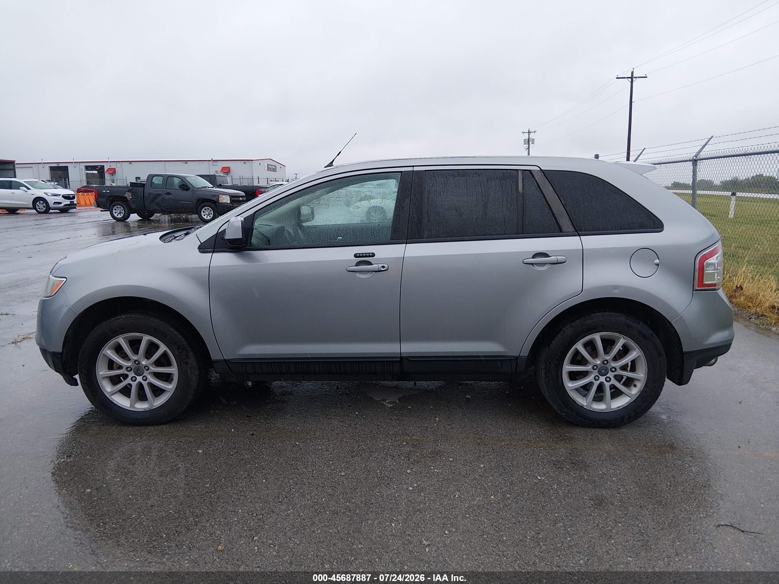 2007 Ford Edge Sel Plus Gray vin: 2FMDK39C27BA70887