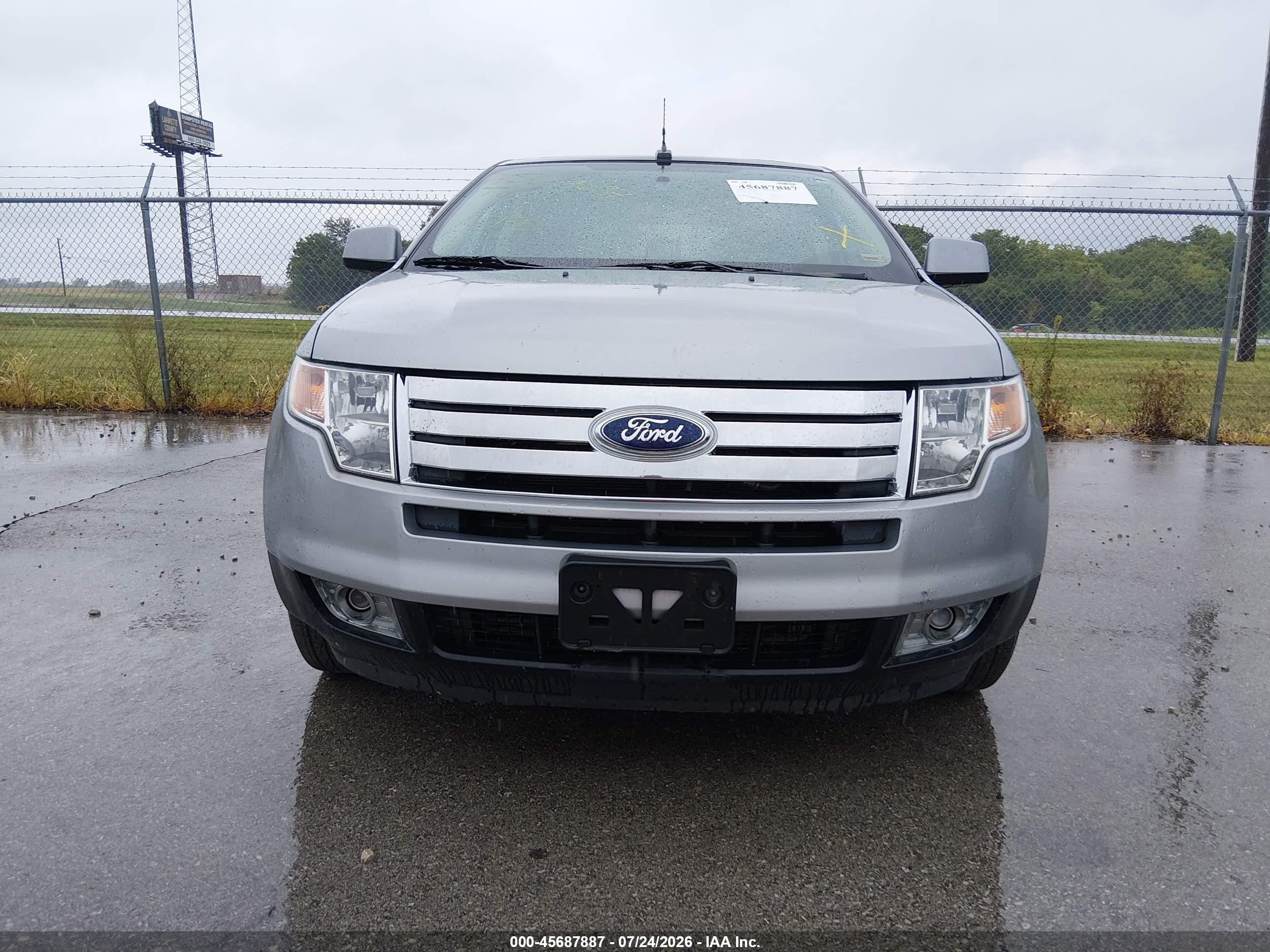 2007 Ford Edge Sel Plus Gray vin: 2FMDK39C27BA70887