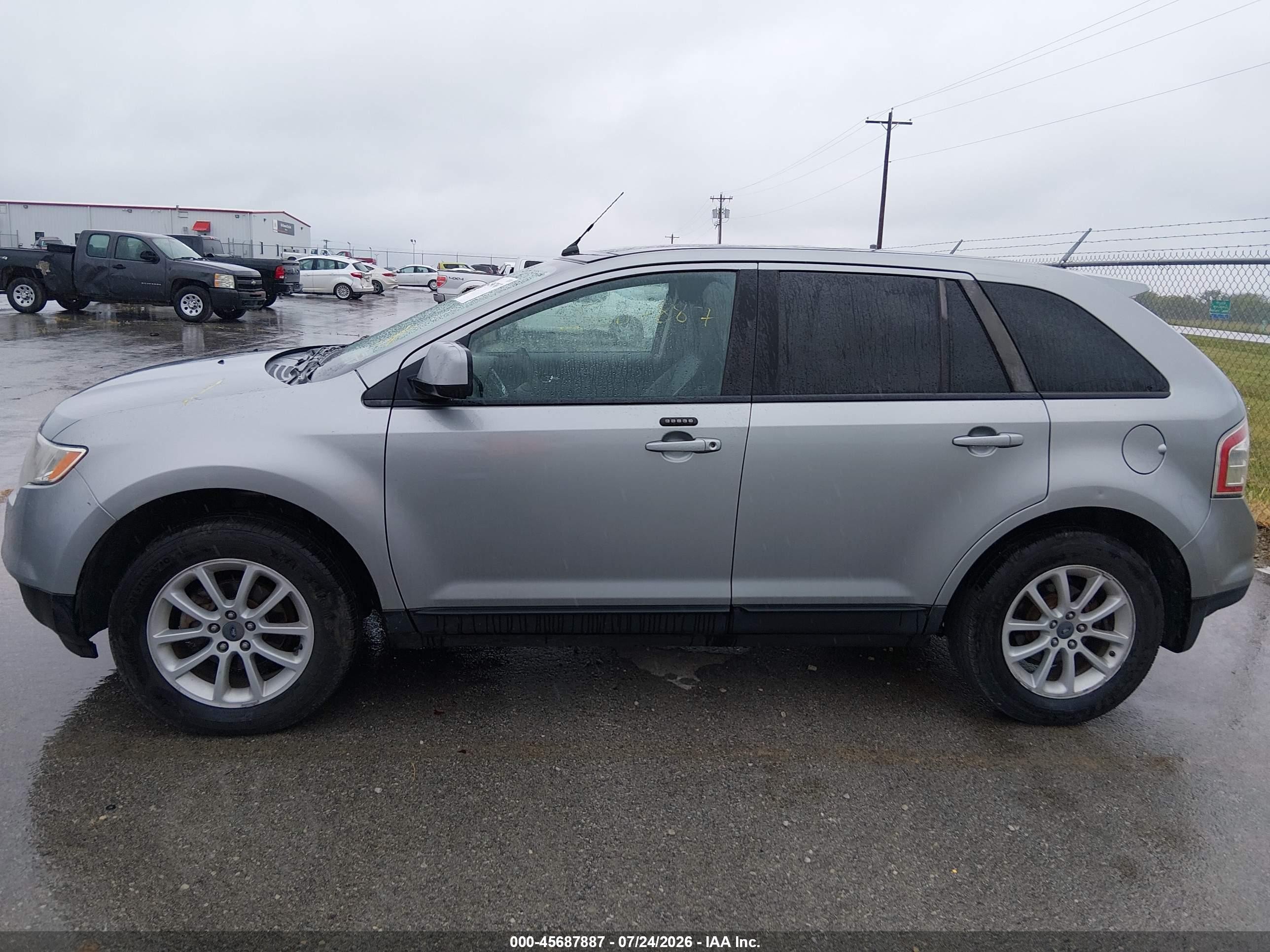 2007 Ford Edge Sel Plus Gray vin: 2FMDK39C27BA70887