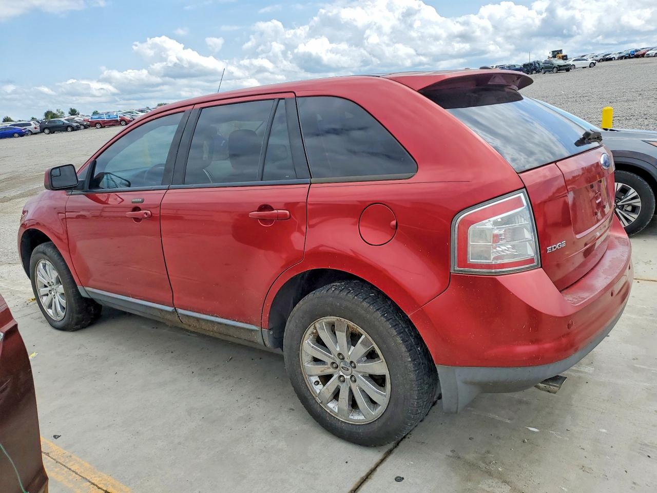 2007 Ford Edge Sel Plus Burgundy vin: 2FMDK39C27BB14595