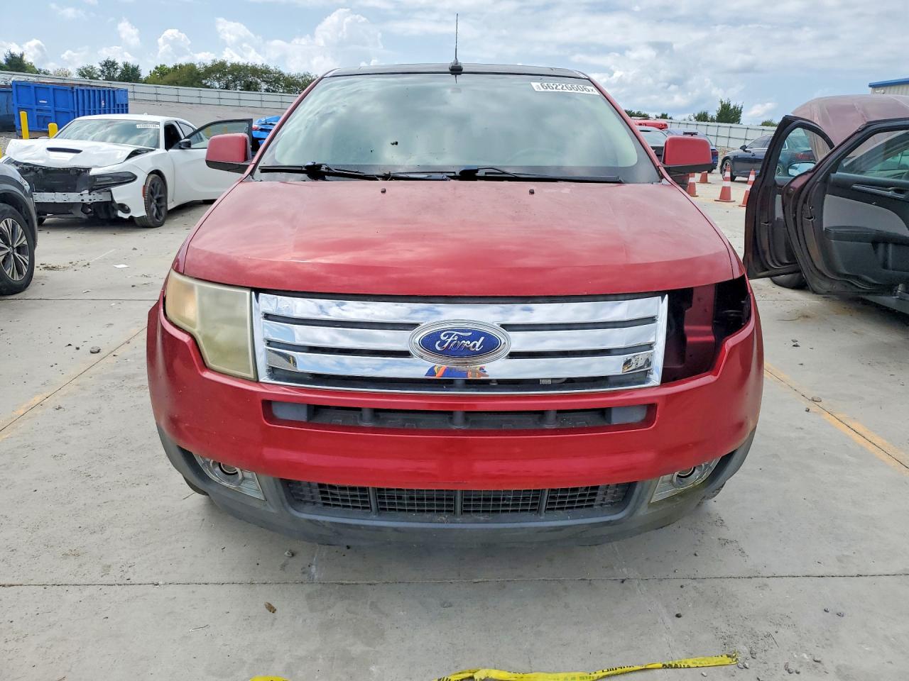 2007 Ford Edge Sel Plus Burgundy vin: 2FMDK39C27BB14595
