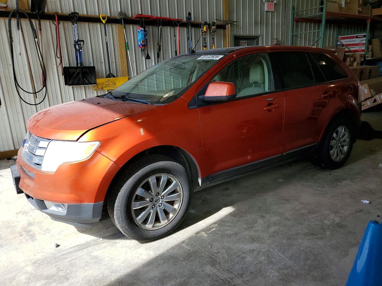 2007 Ford Edge Orange vin: 2FMDK39C27BB46480