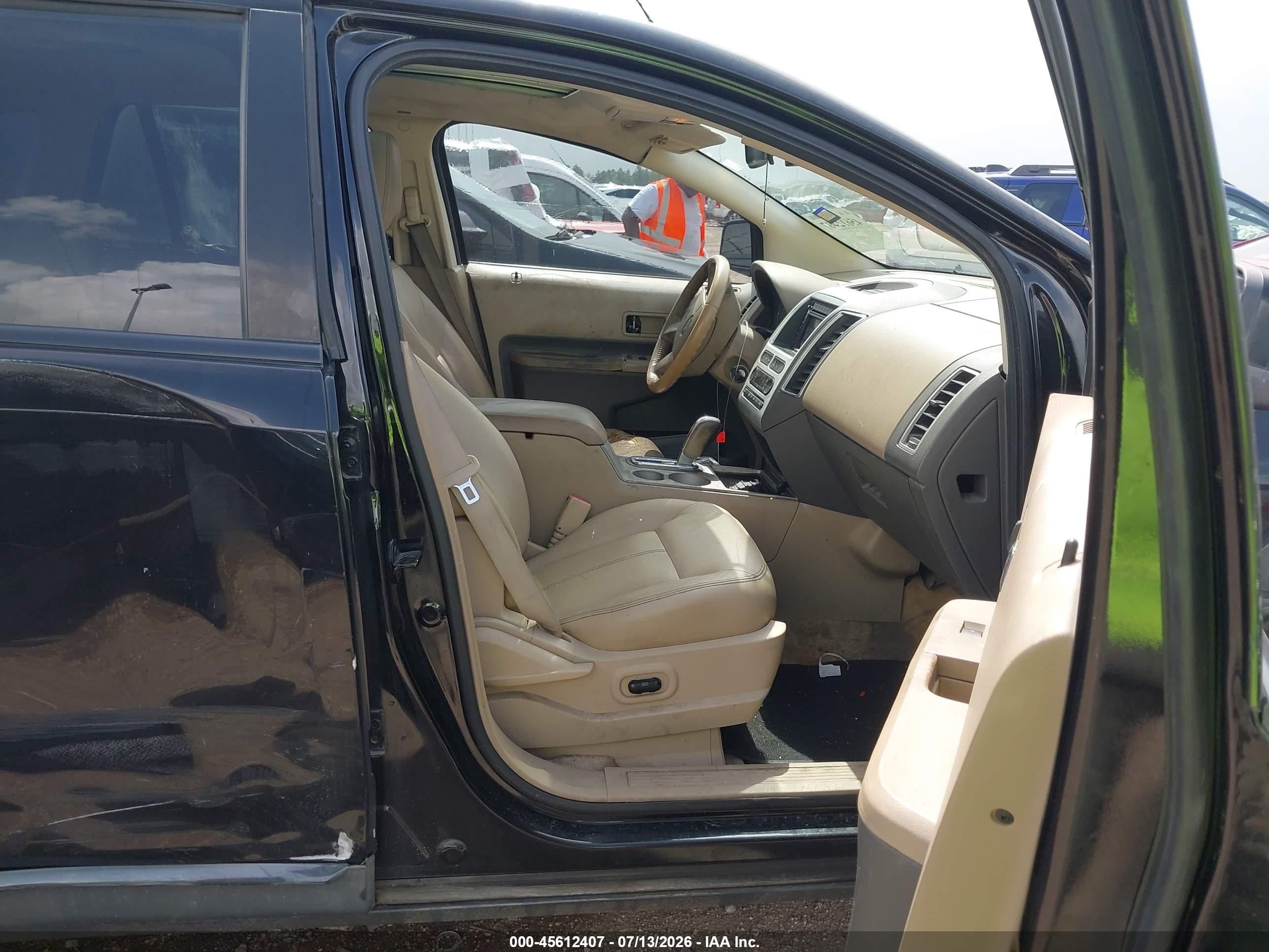 2007 Ford Edge Sel Plus Черный vin: 2FMDK39C27BB67331