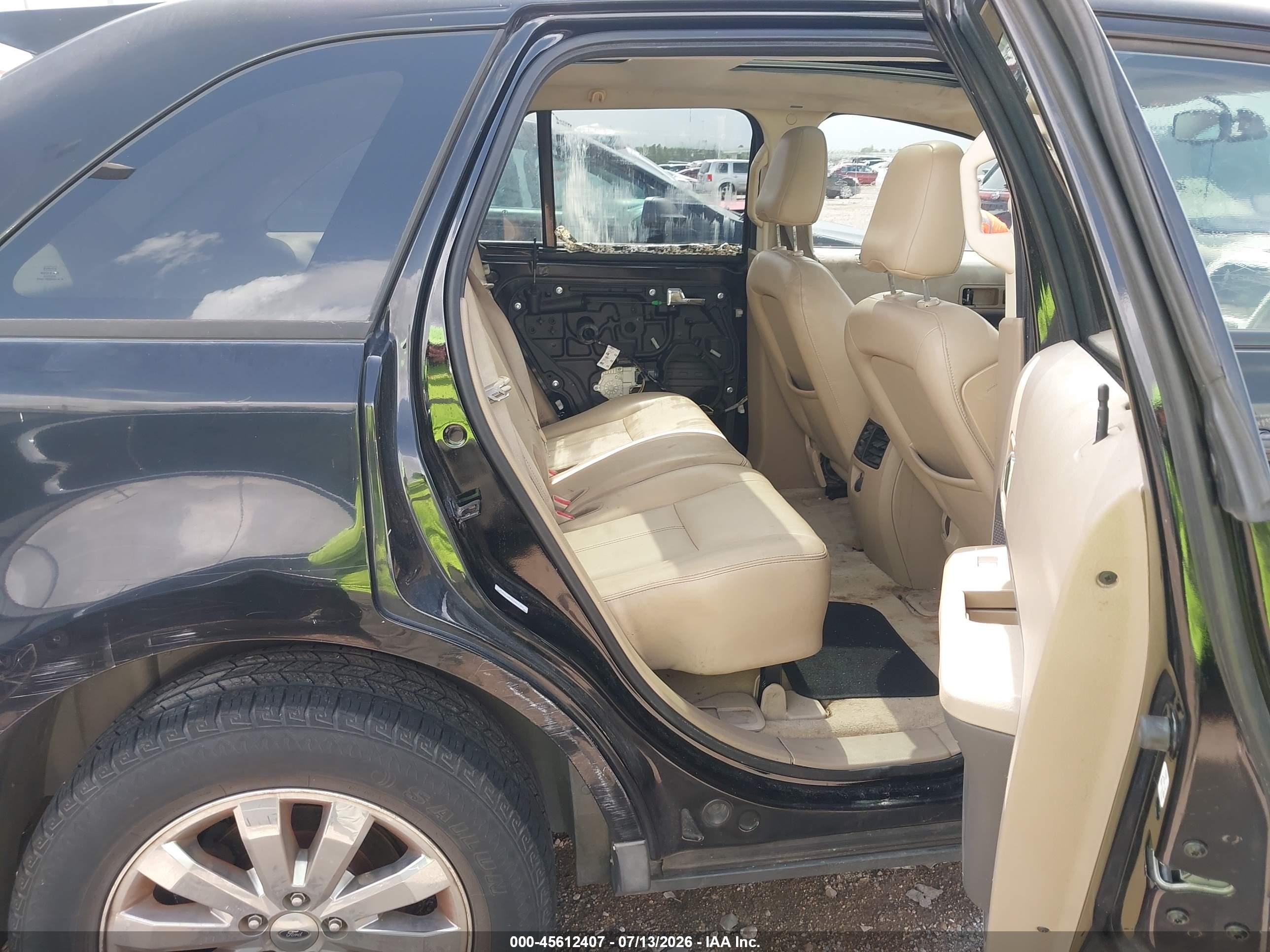 2007 Ford Edge Sel Plus Черный vin: 2FMDK39C27BB67331