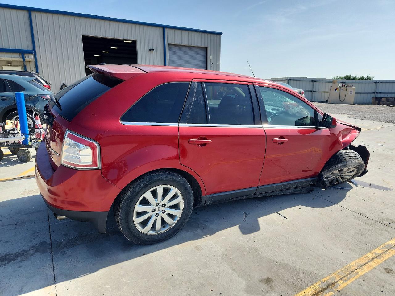 2008 Ford Edge Limited Red vin: 2FMDK39C28BA71815