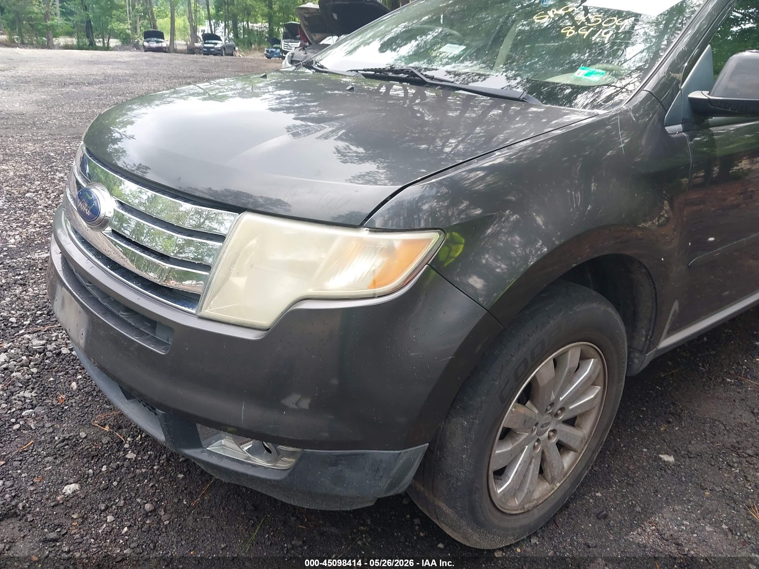 2007 Ford Edge Sel Plus Gray vin: 2FMDK39C37BB12144