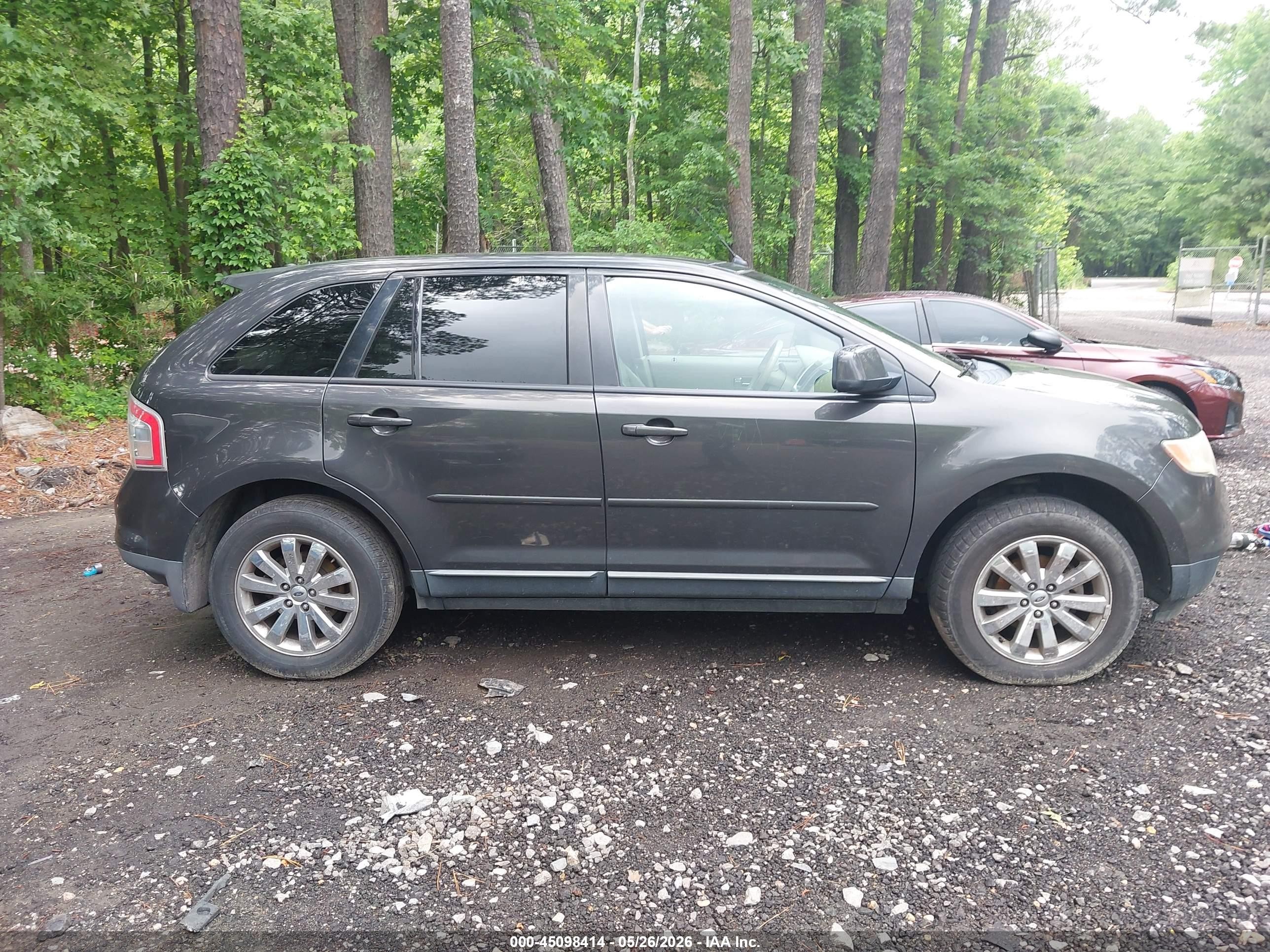 2007 Ford Edge Sel Plus Gray vin: 2FMDK39C37BB12144