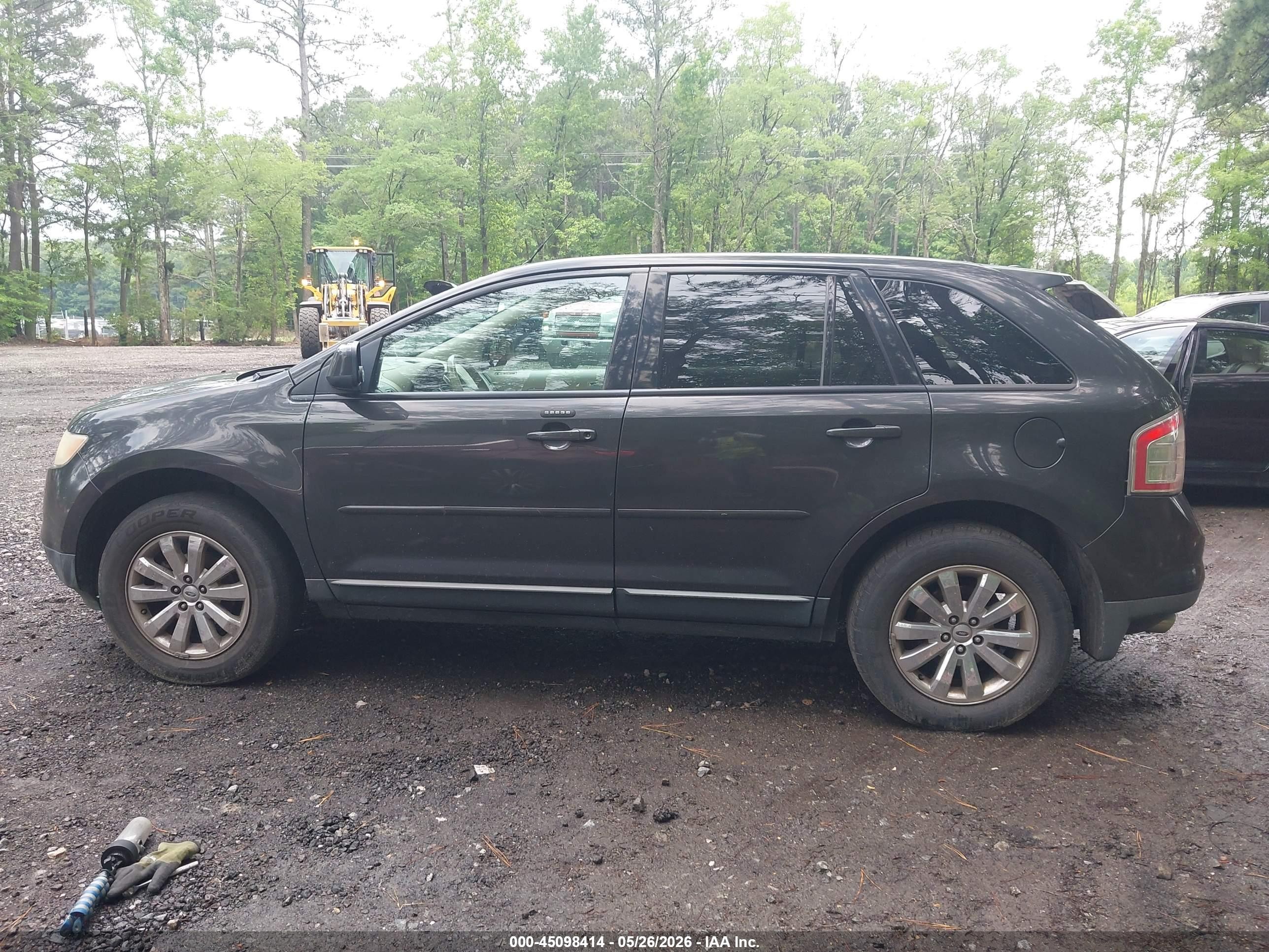 2007 Ford Edge Sel Plus Gray vin: 2FMDK39C37BB12144