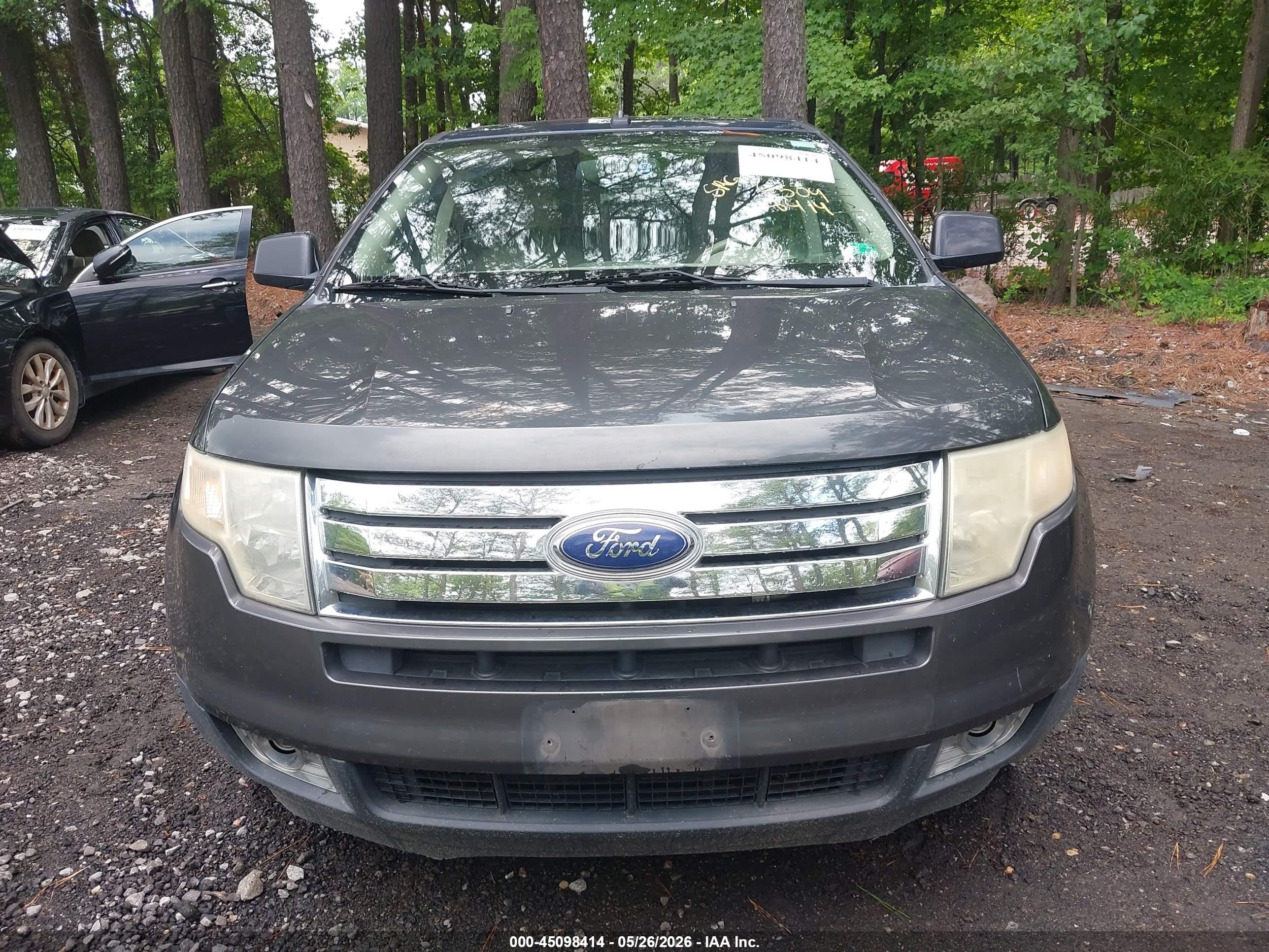 2007 Ford Edge Sel Plus Gray vin: 2FMDK39C37BB12144